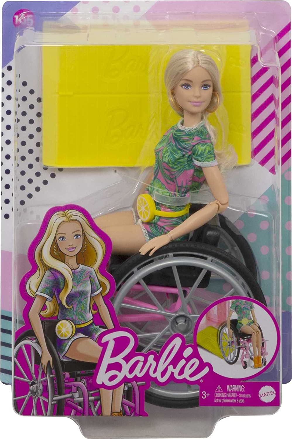 Barbie con silla de ruedas Muñeca Fashionista Teletiendauy