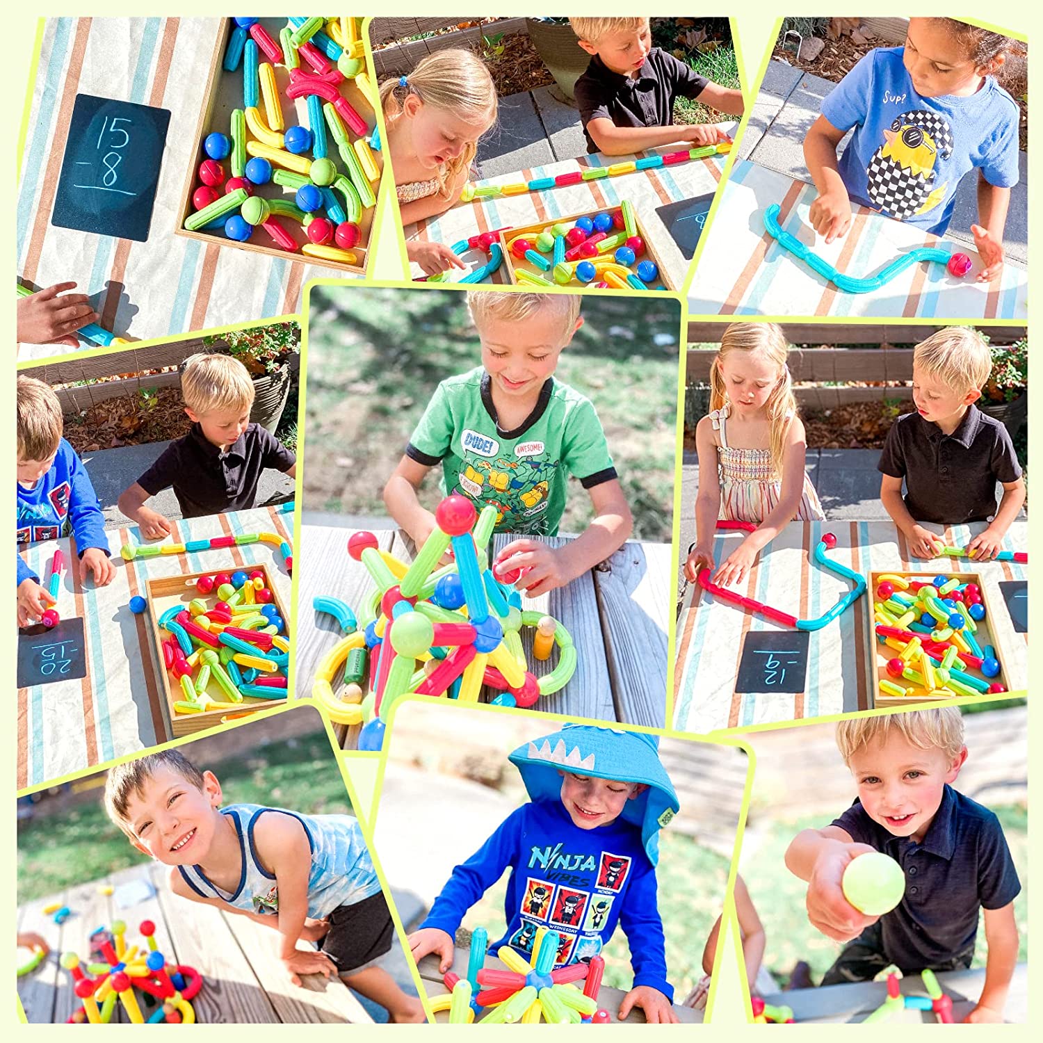 Juguete Educativo Montessori 34 Piezas Magnéticas