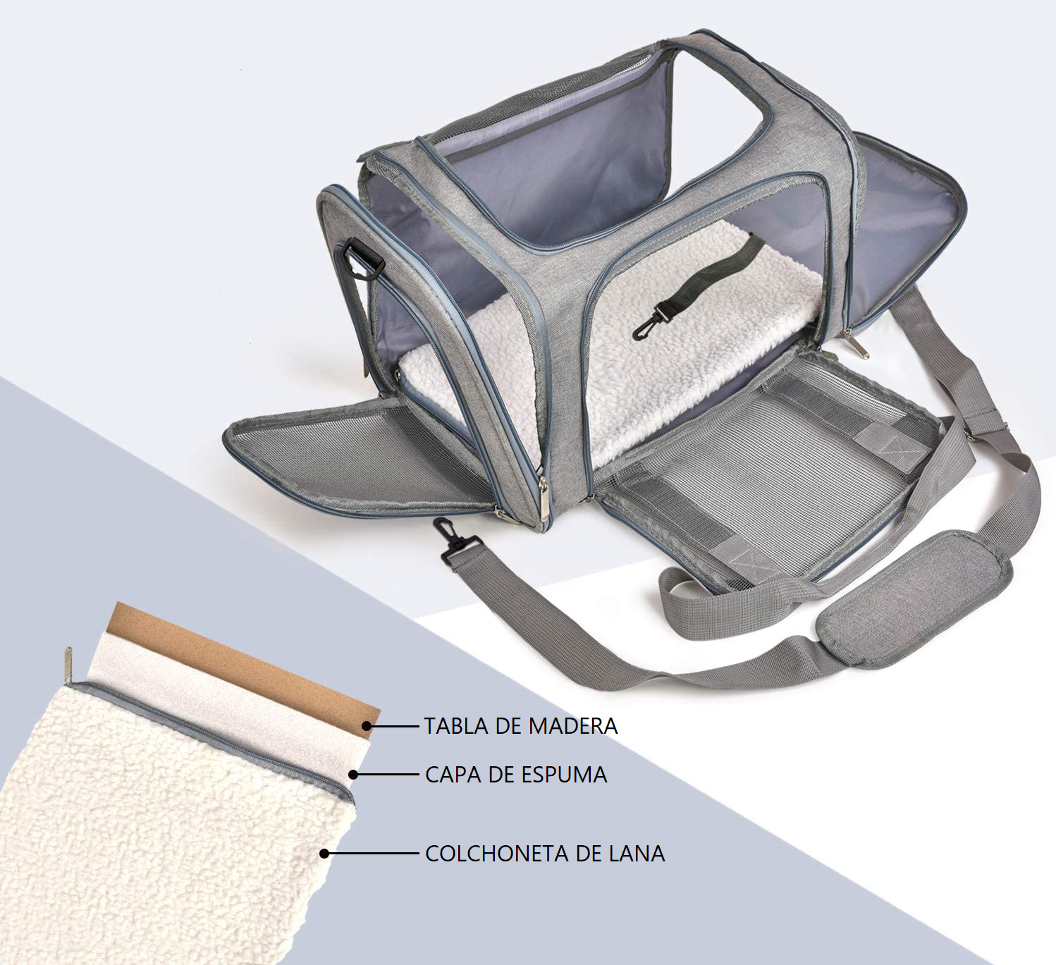 Bolso Transportador de Mascotas 7Kg