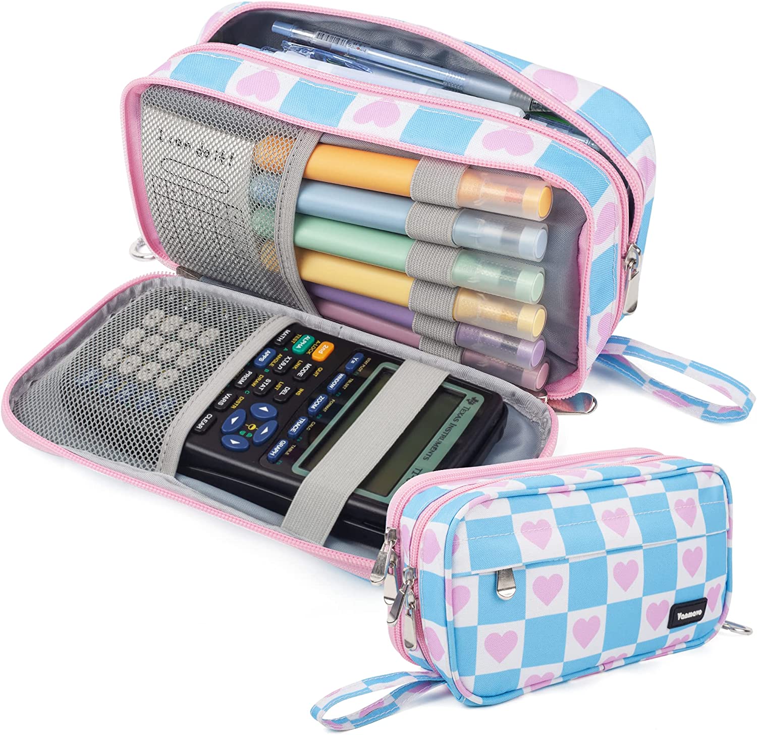 Cartuchera Gran Capacidad 3 Compartimientos