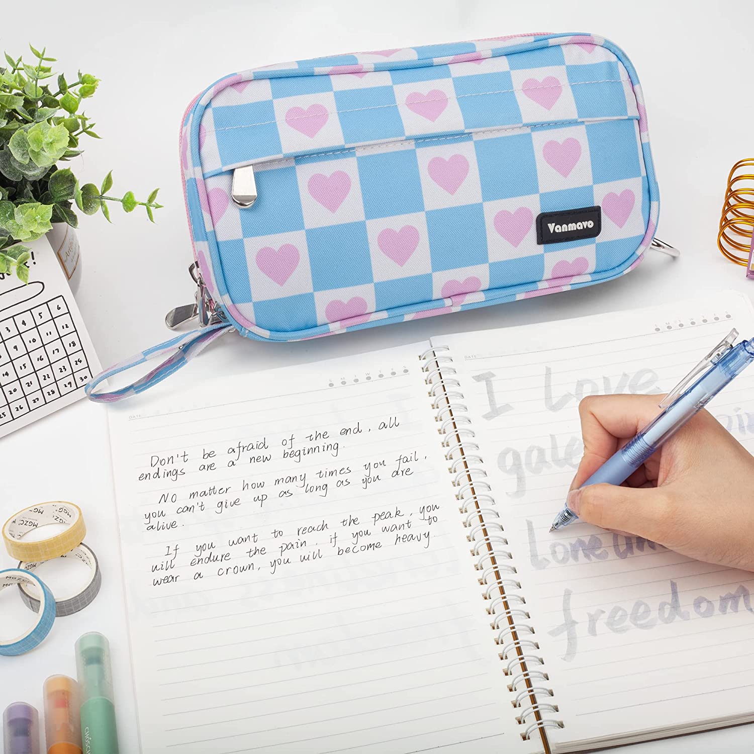 Cartuchera Gran Capacidad 3 Compartimientos