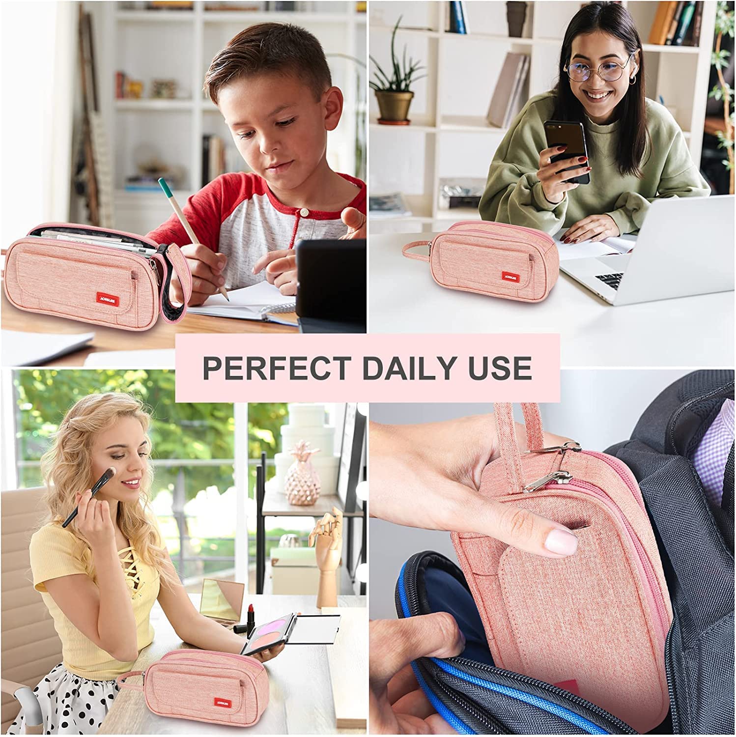 Estuche Cartuchera Gran Capacidad Y Resistencia