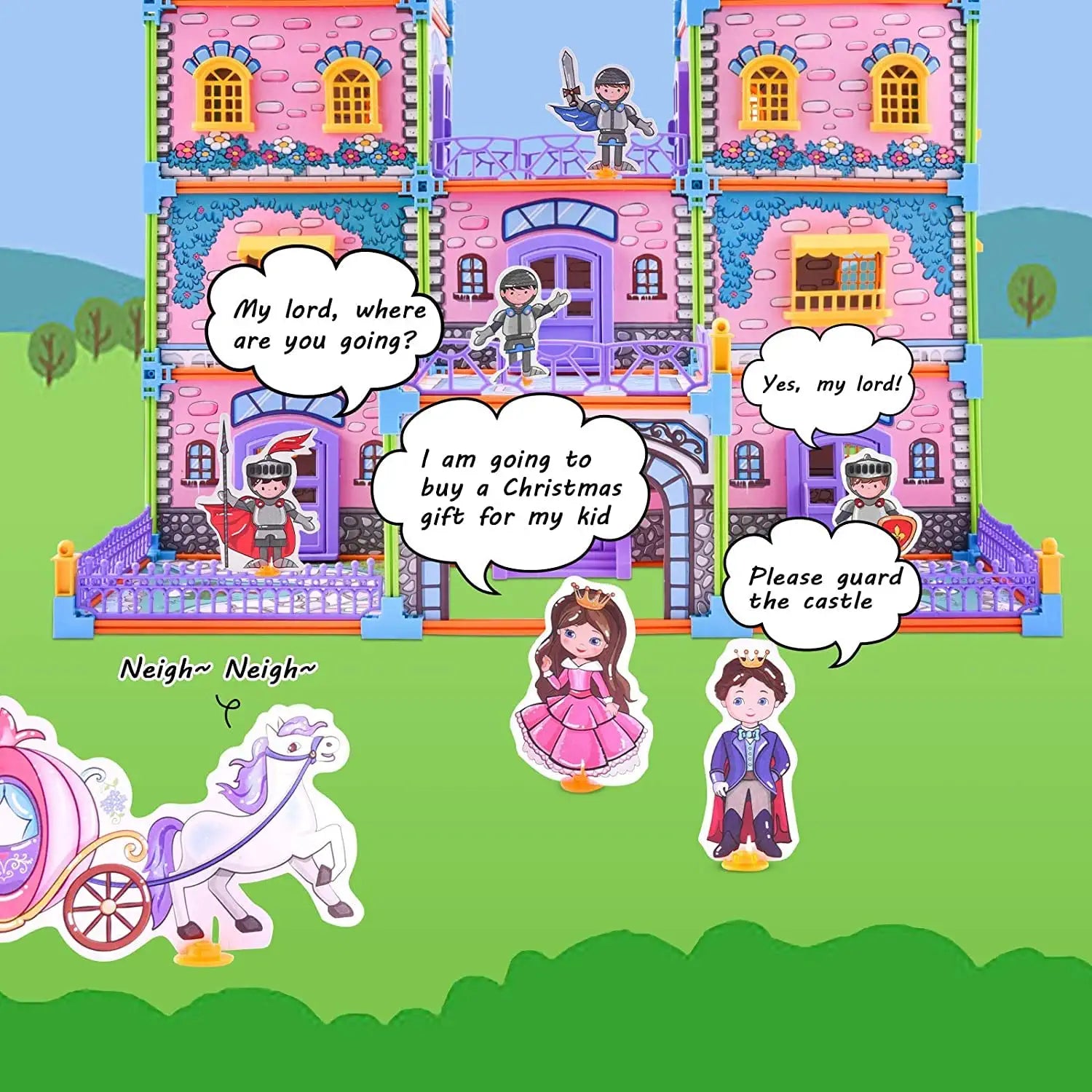 Juego De 266 Piezas Casa de Muñecas Construcción