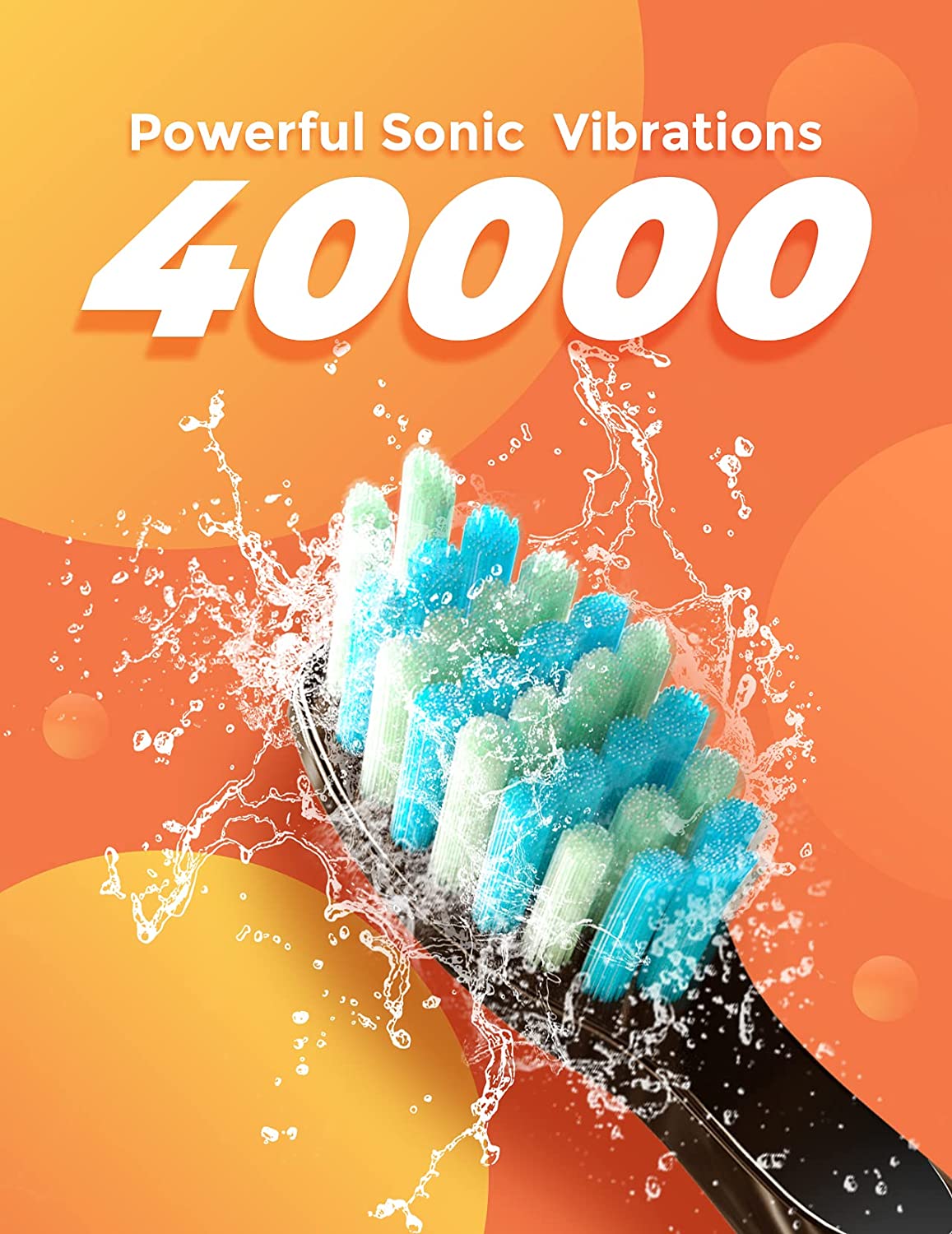 Cepillo De Dientes Eléctrico Con 8 Cabezales