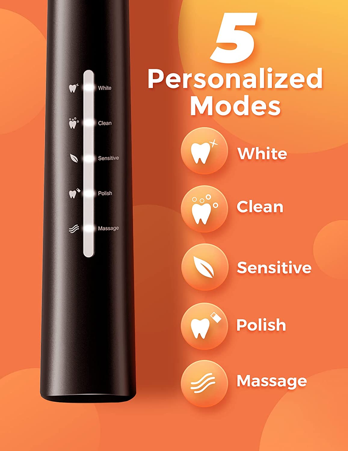 Cepillo De Dientes Eléctrico Con 8 Cabezales