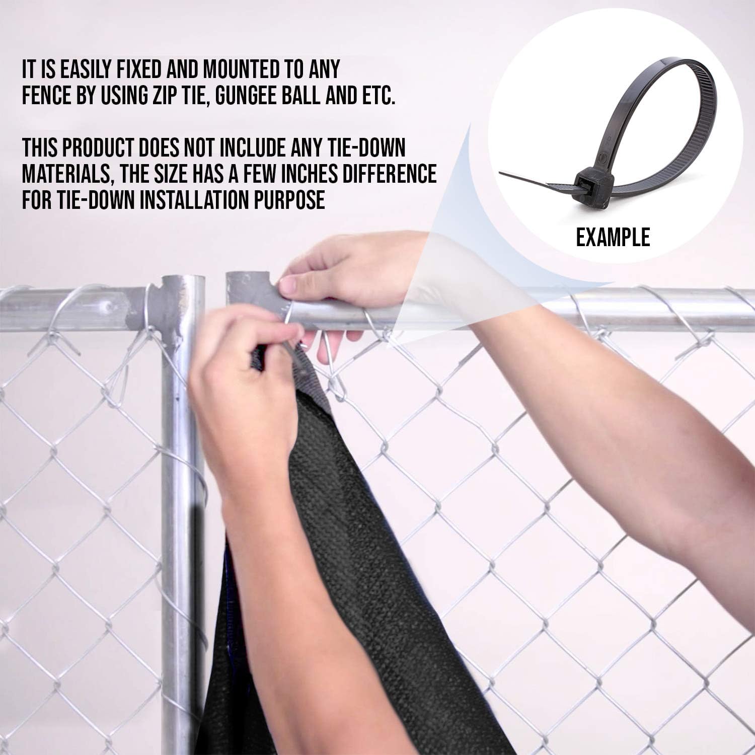 Cerco De Malla Con Accesorios Jardín Privacidad