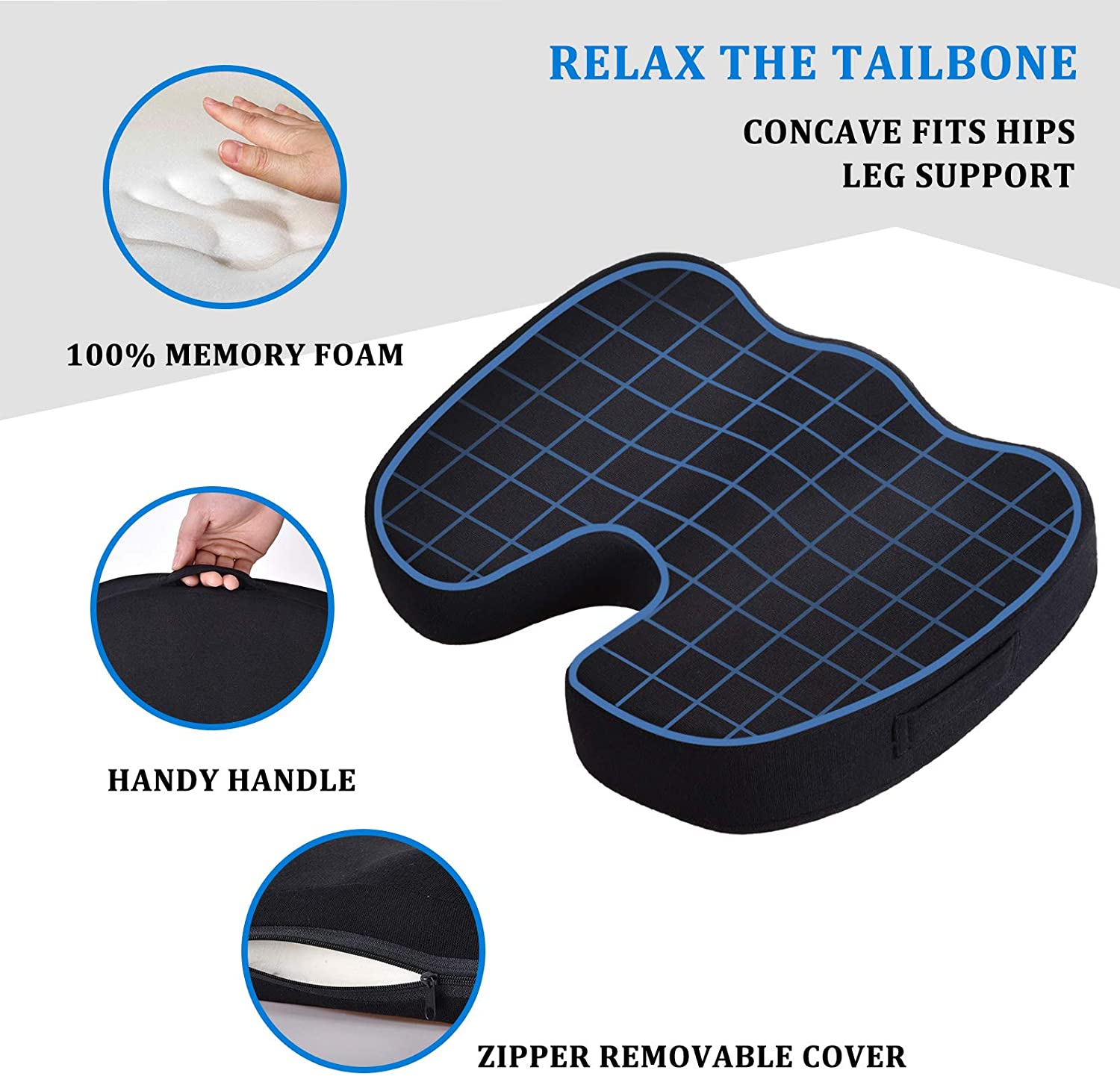 Almohadón Cojin para aliviar dolores de Columna