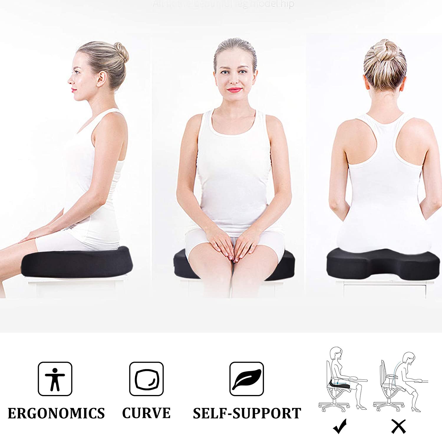 Almohadón Cojin para aliviar dolores de Columna