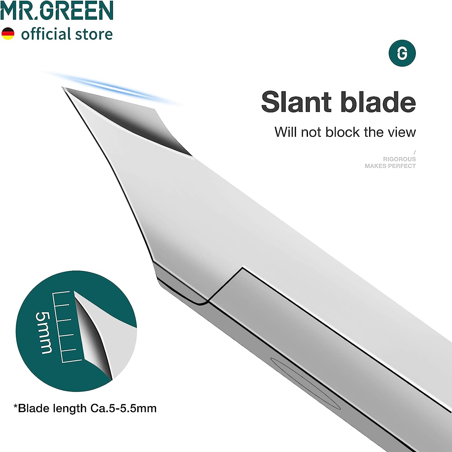 Cortador De Cutículas Fuerte Acero Inoxidable