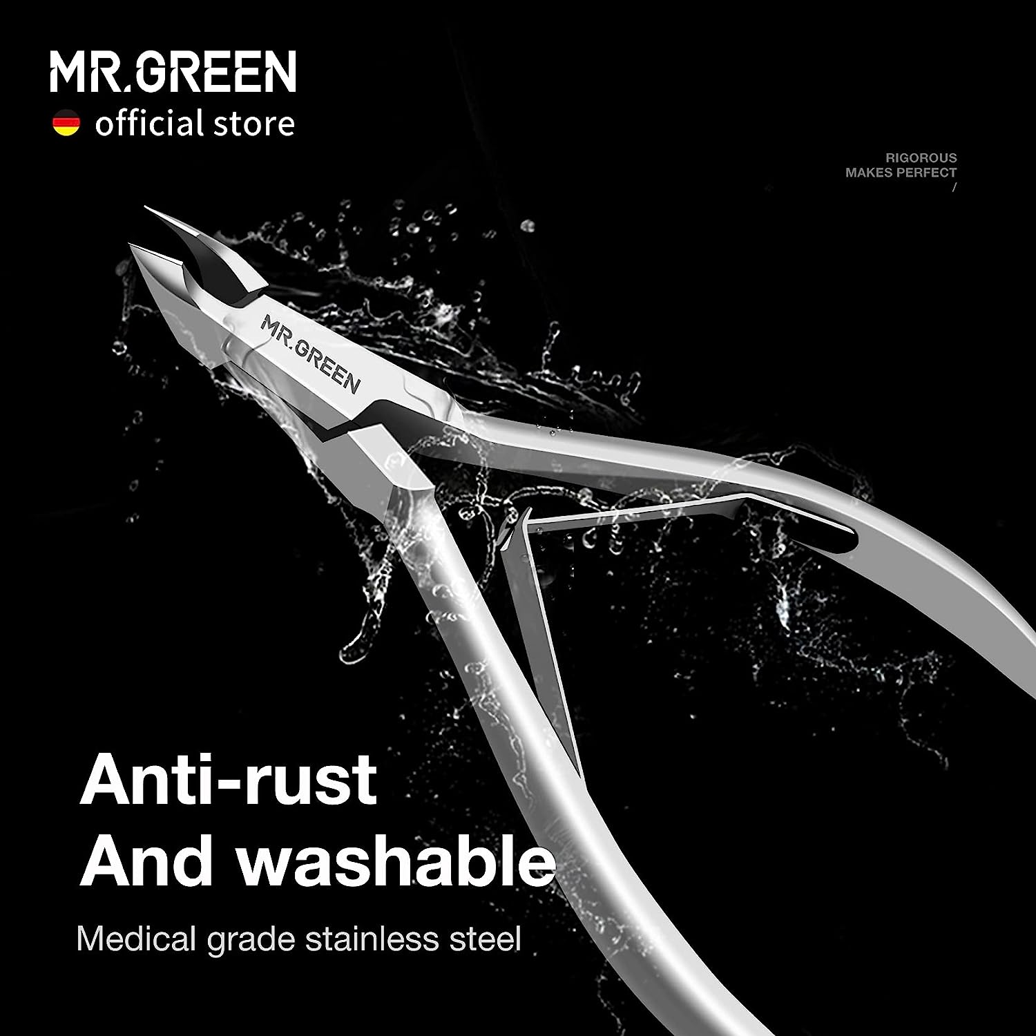 Cortador De Cutículas Fuerte Acero Inoxidable