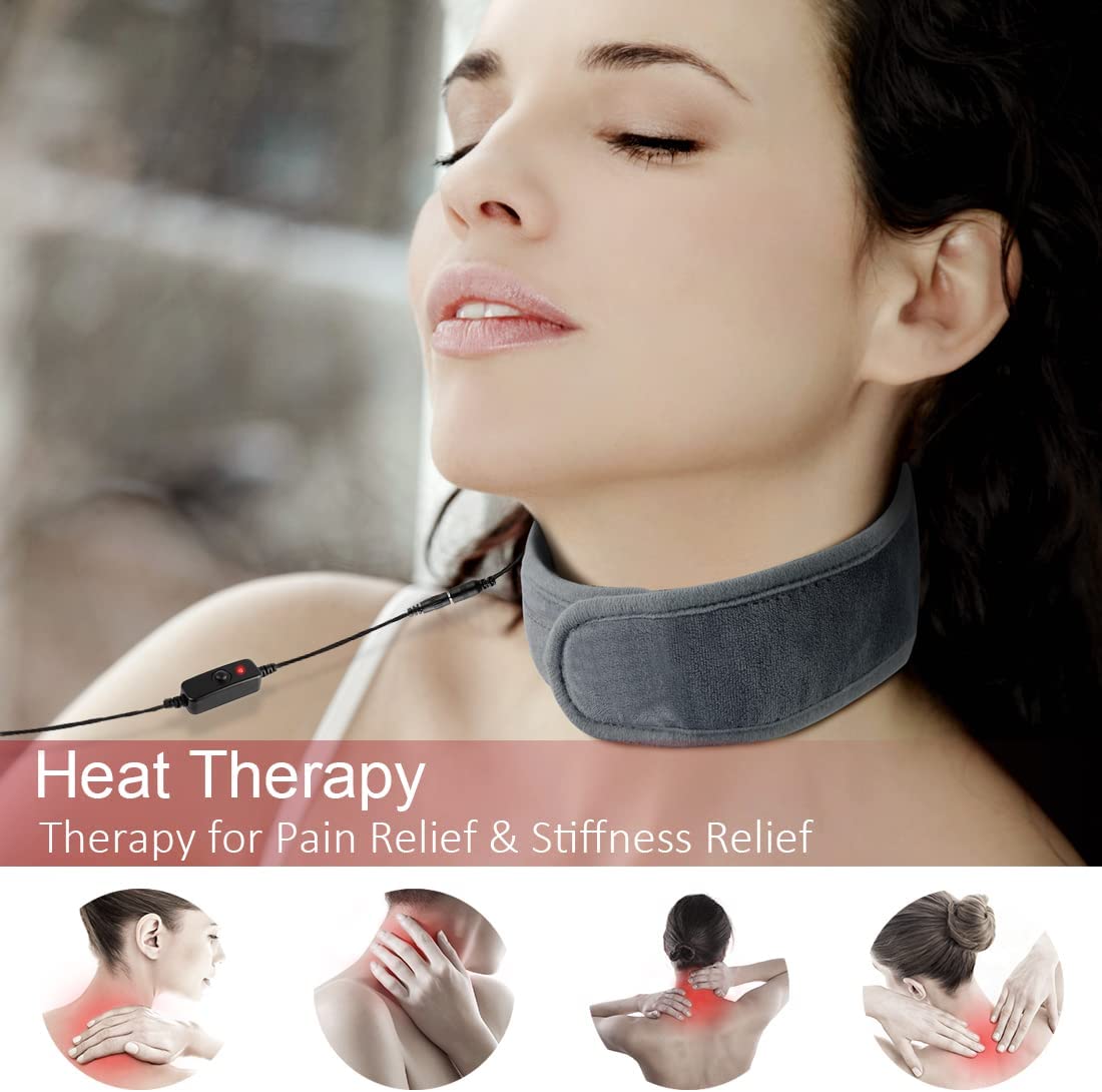 Almohadilla Térmica Para Cuello con calefacción Por Usb