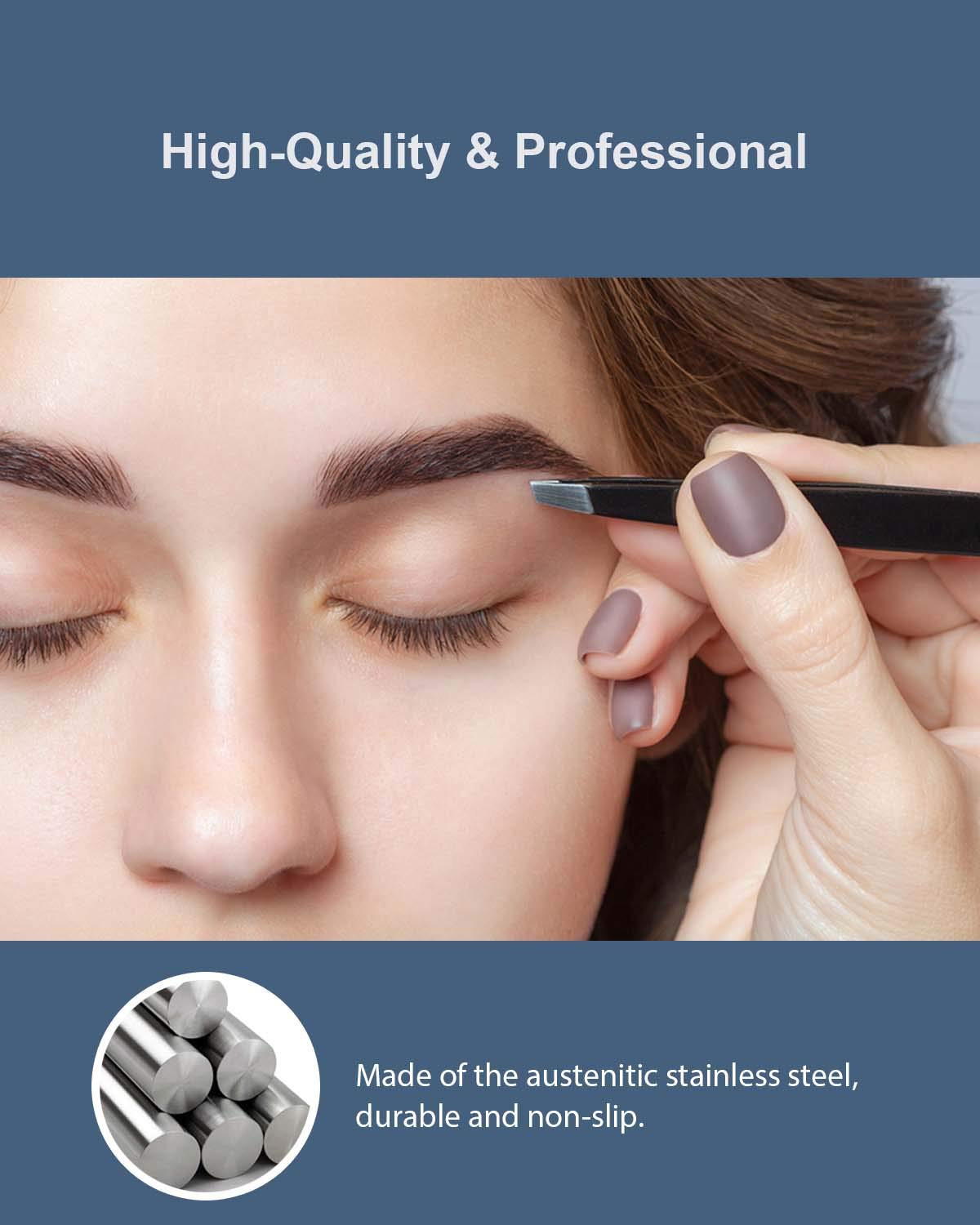 Espejo x 20 y pinza de cejas- Set completo.