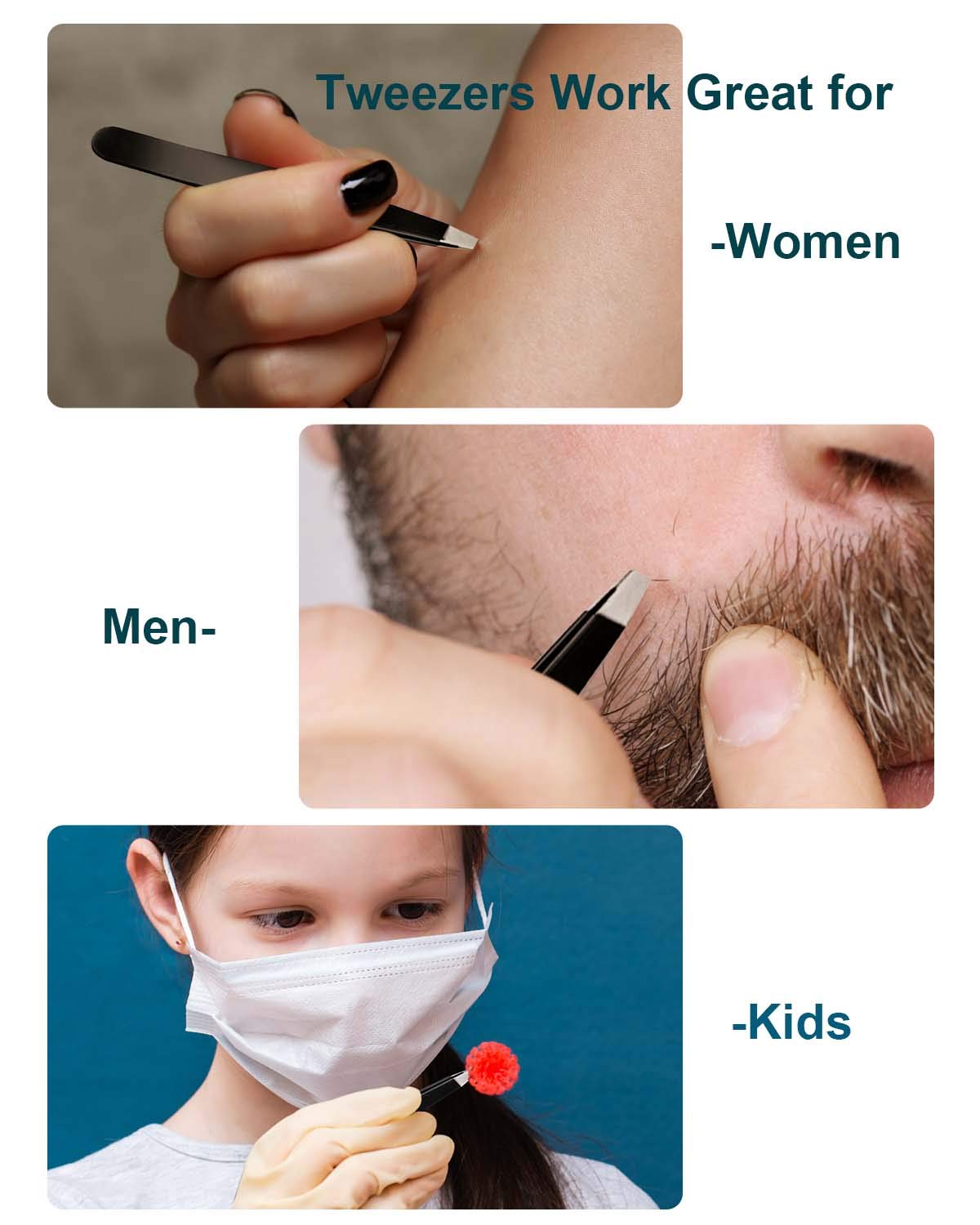 Espejo x 20 y pinza de cejas- Set completo.