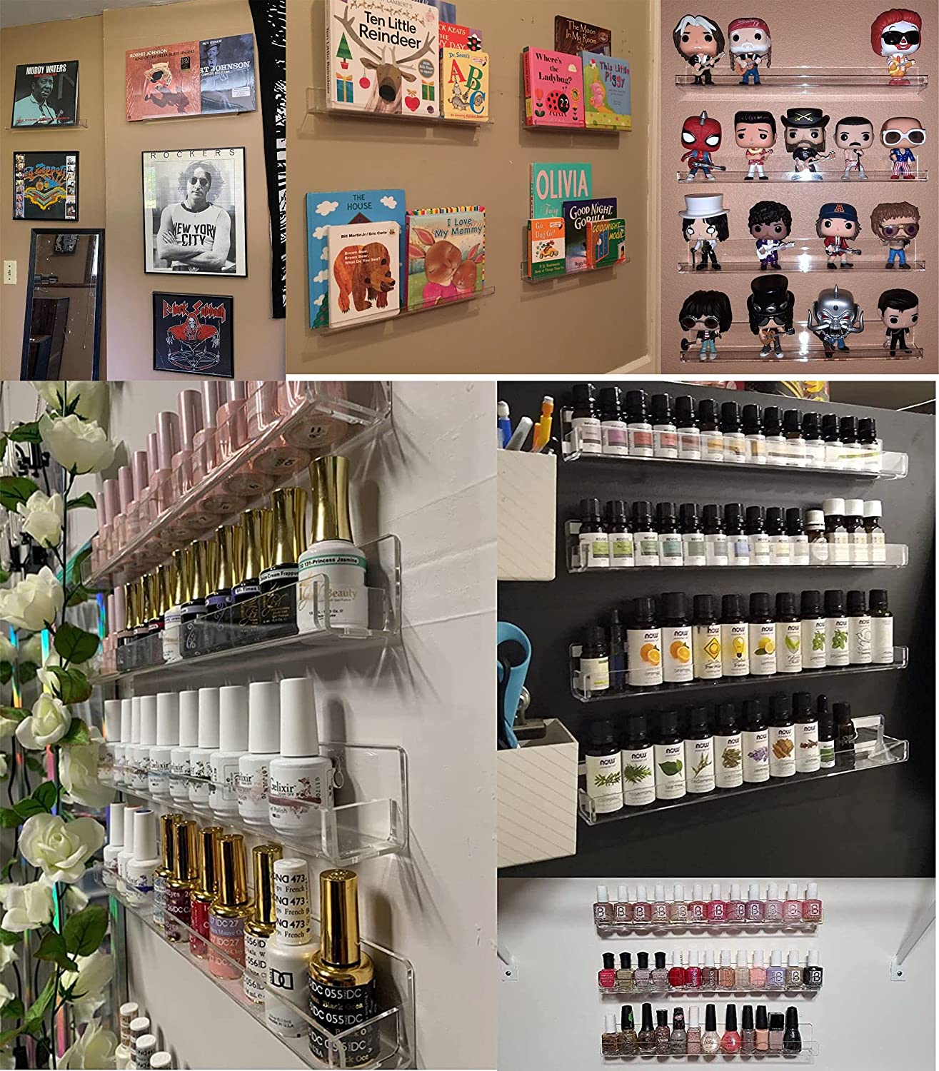 Organizador De Esmalte De Uñas Estante De Pared