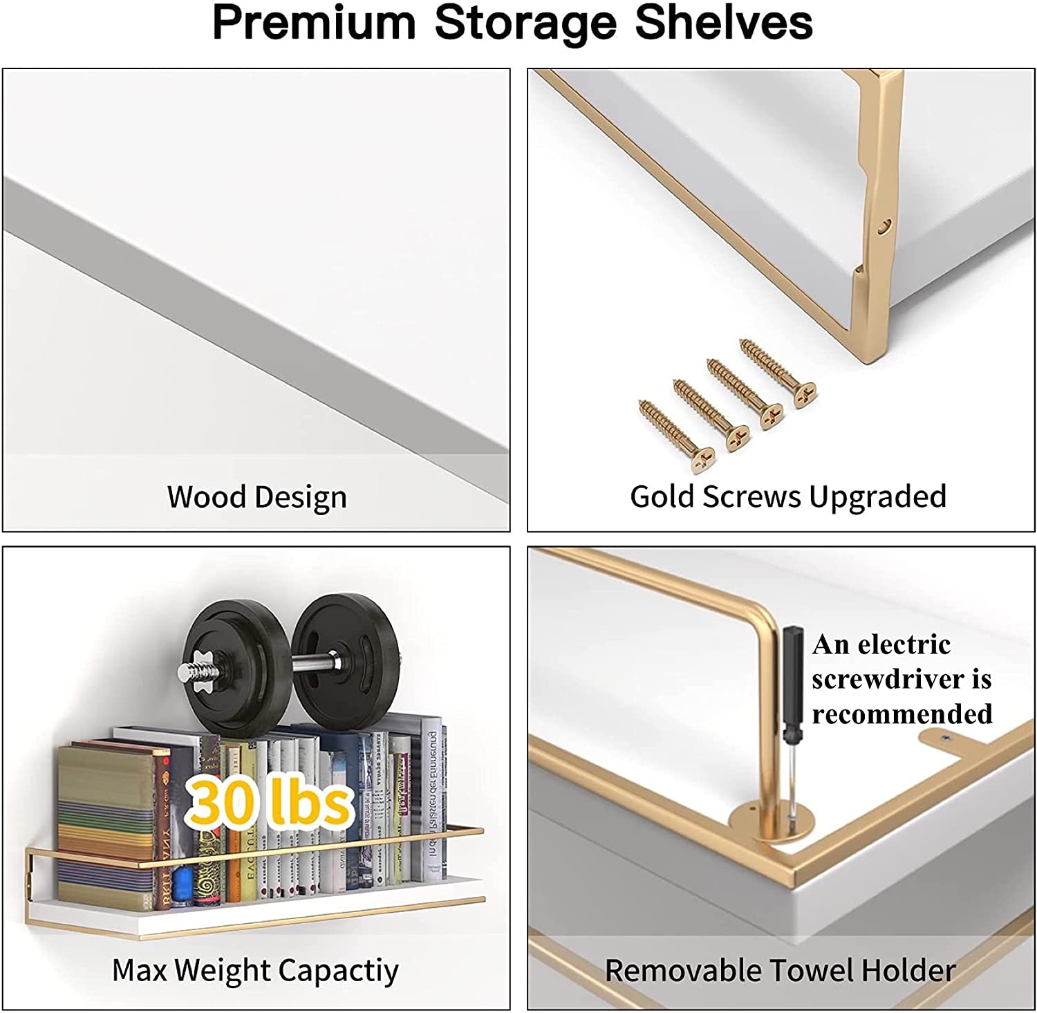 Estantes Decorativos De Almacenamiento Set X 2 unidades