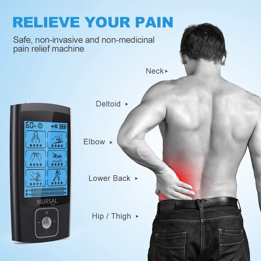 Electro Estimulador Muscular -Para Dolor de espalda Y Fuerza Muscular-