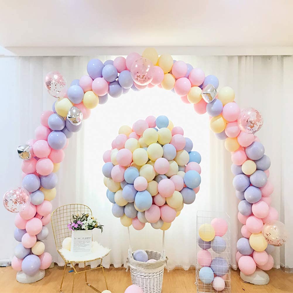 Globos de látex de color pastel deco orgánica