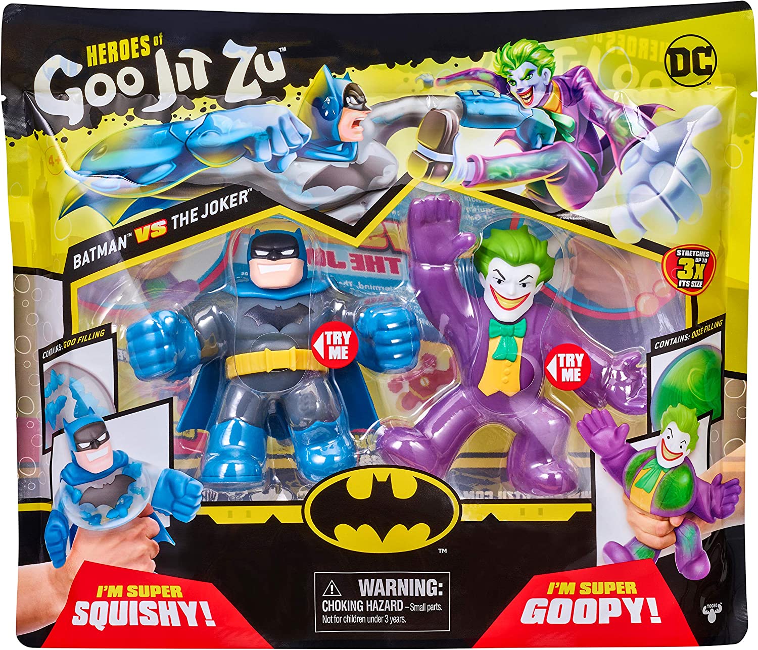 Heroes Goo Jit Zu DC Pack Batman vs Acertijo o Joker pack x2
