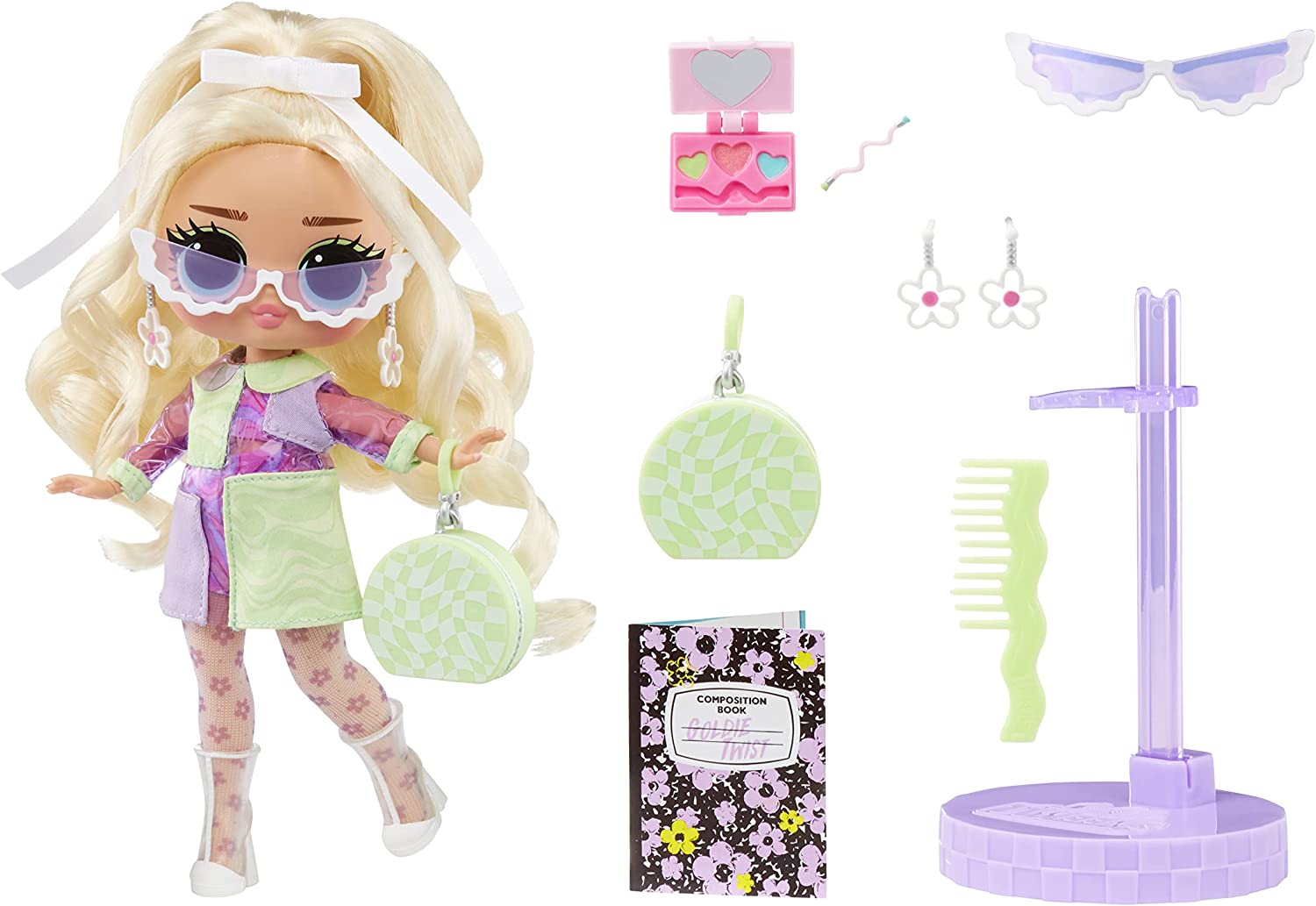 LOL Surprise Tweens Muñeca Goldie Twist con 15 sorpresas