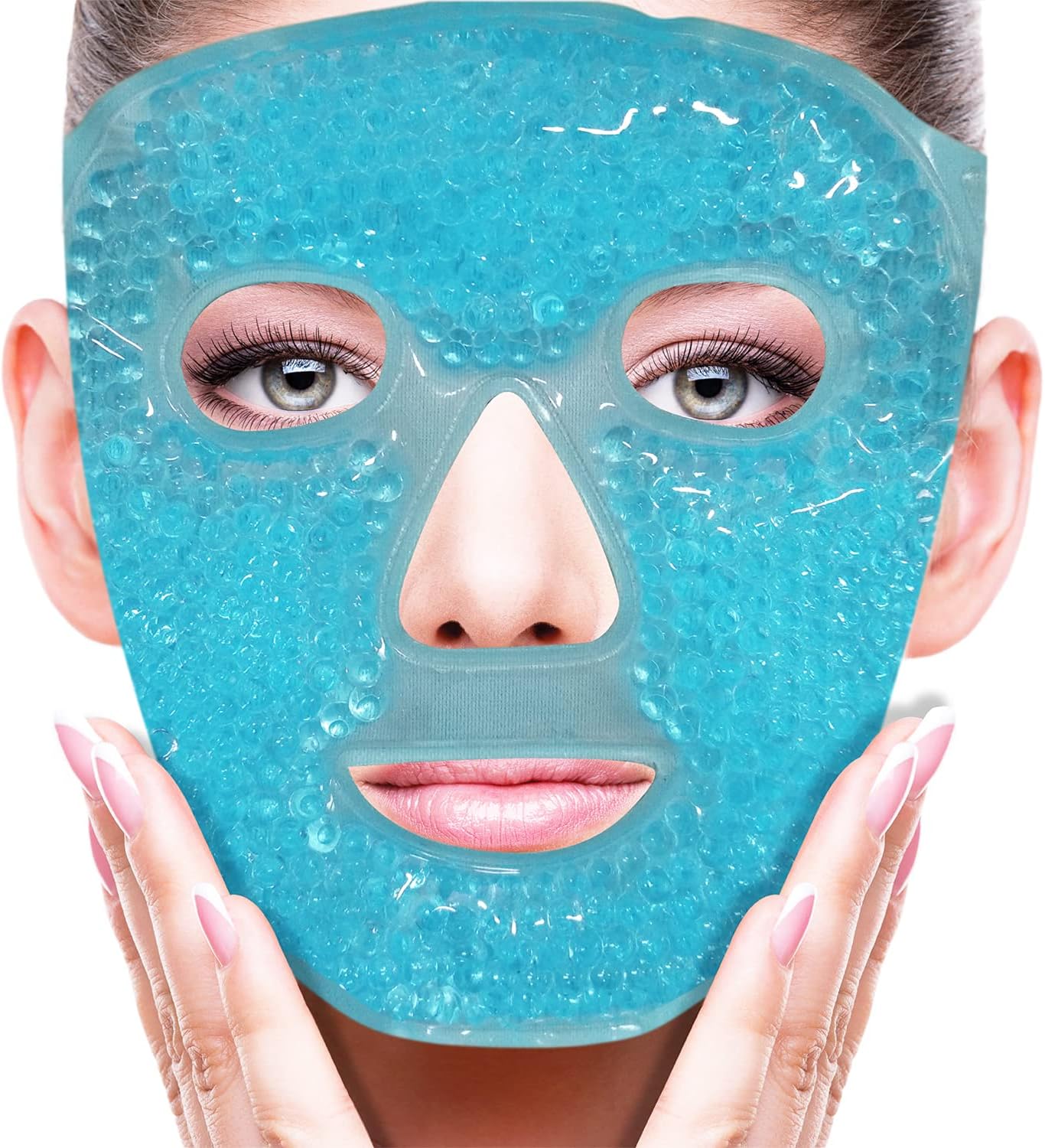 Máscara Facial Calor O Frio Spa Reutilizable