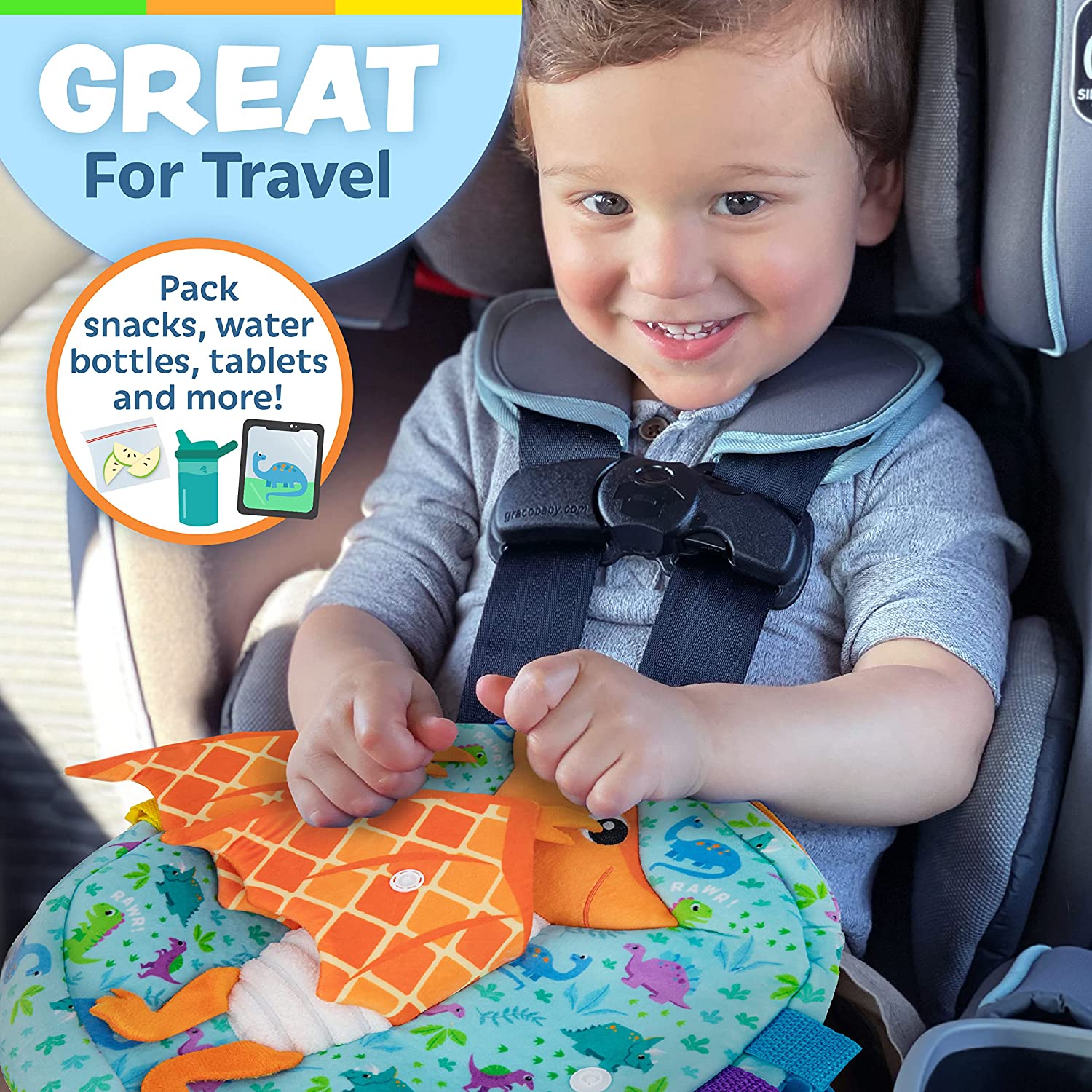 Mochila De Dinosaurio Breezy Juego Educativo