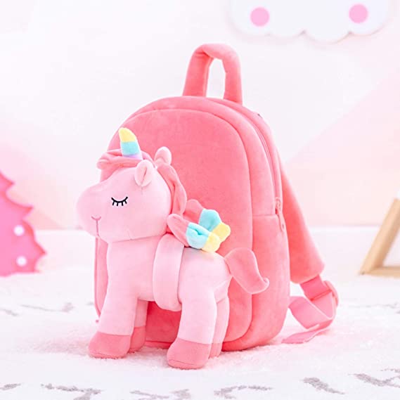 Mochila Con Peluche Unicornio Extra Suave