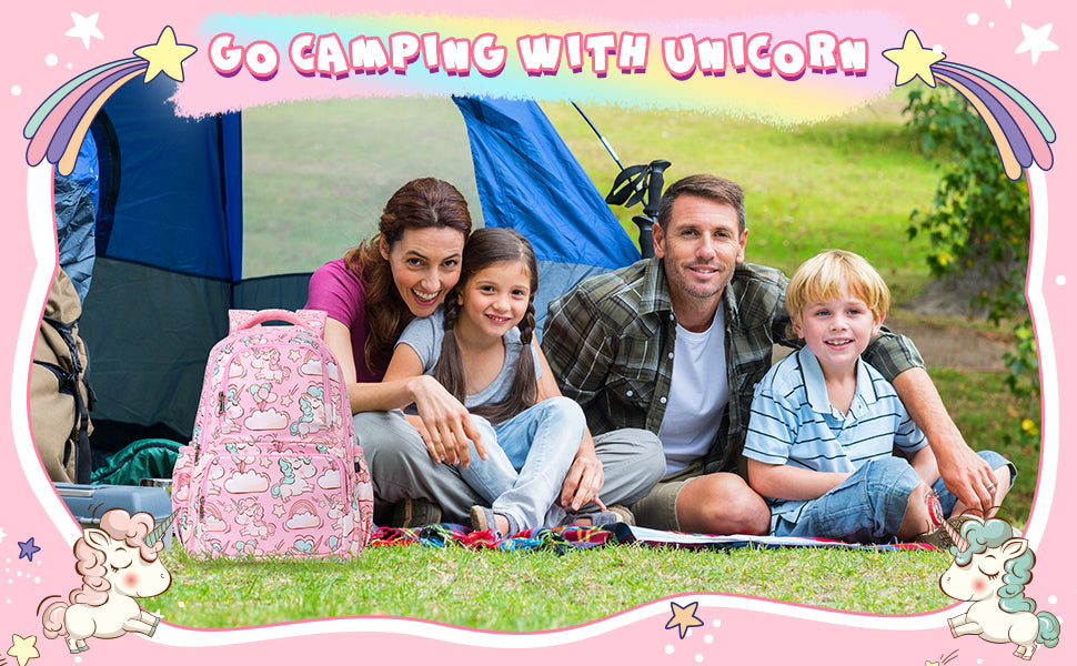 Set Escolar Unicornio Mochila Lonchera y Cartuchera