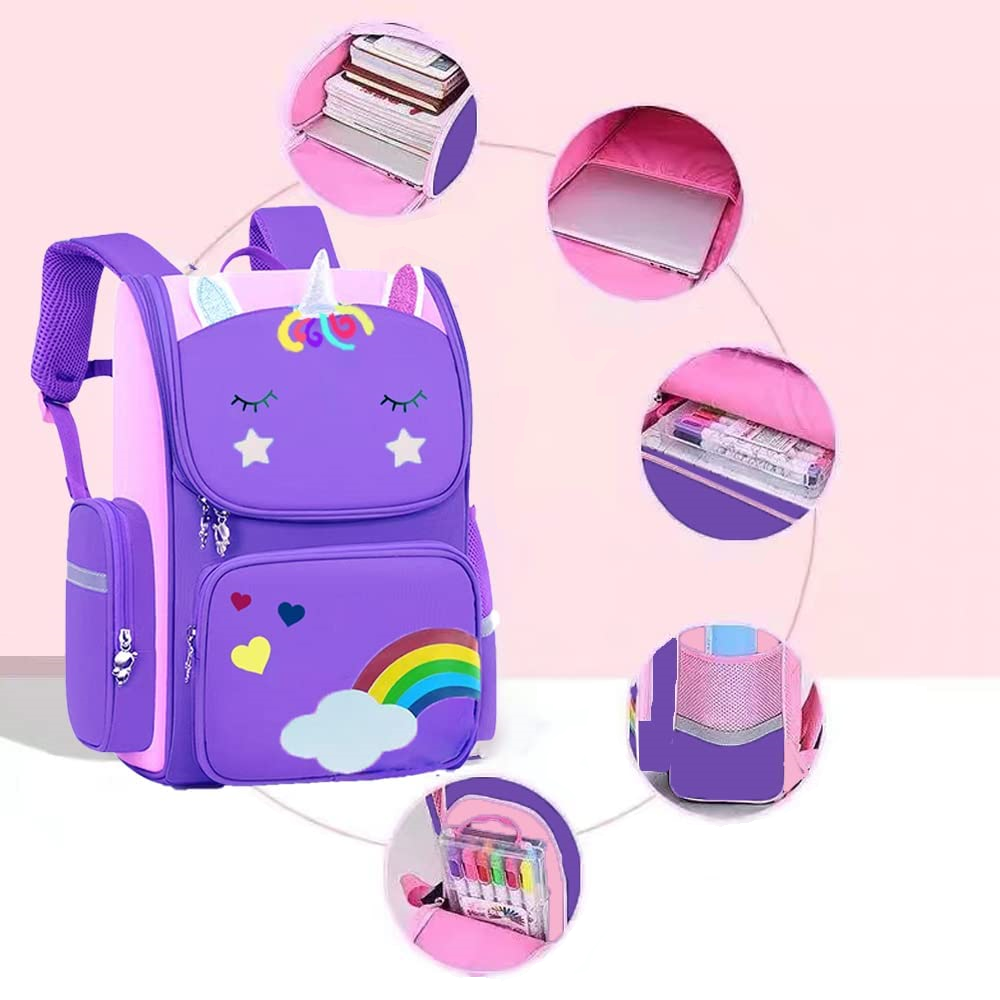 Mochila Infantil Unicornio con Reflectores