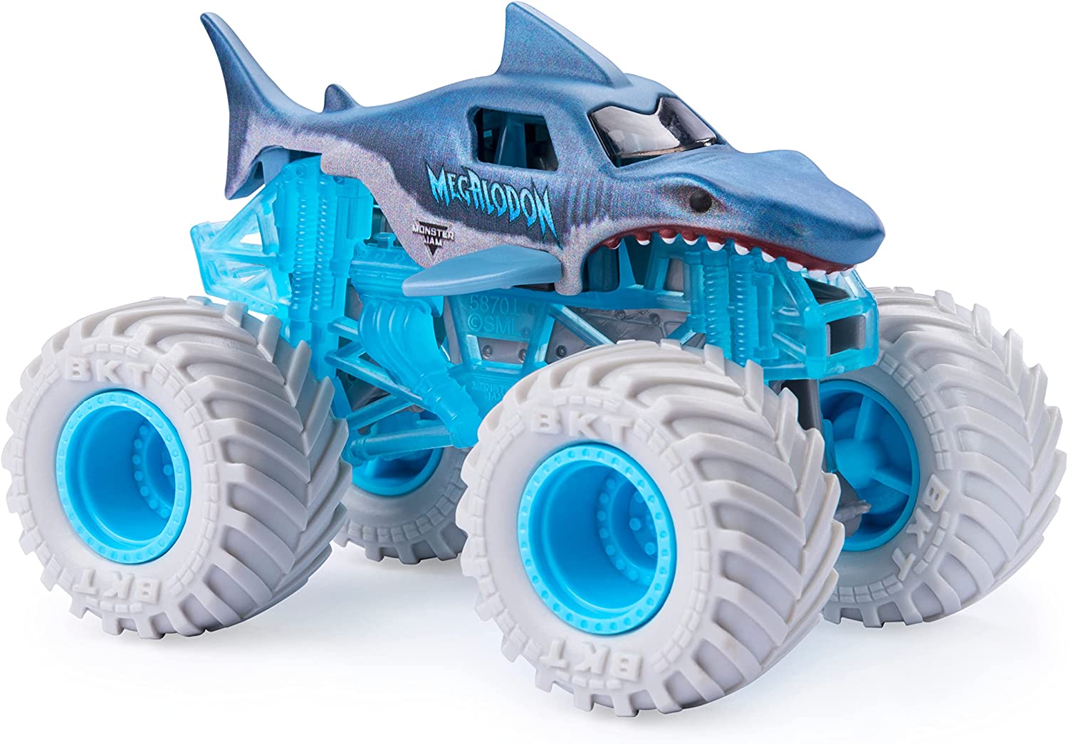 Monster Jam Pista Lanzador Y Vehiculo Megalodon
