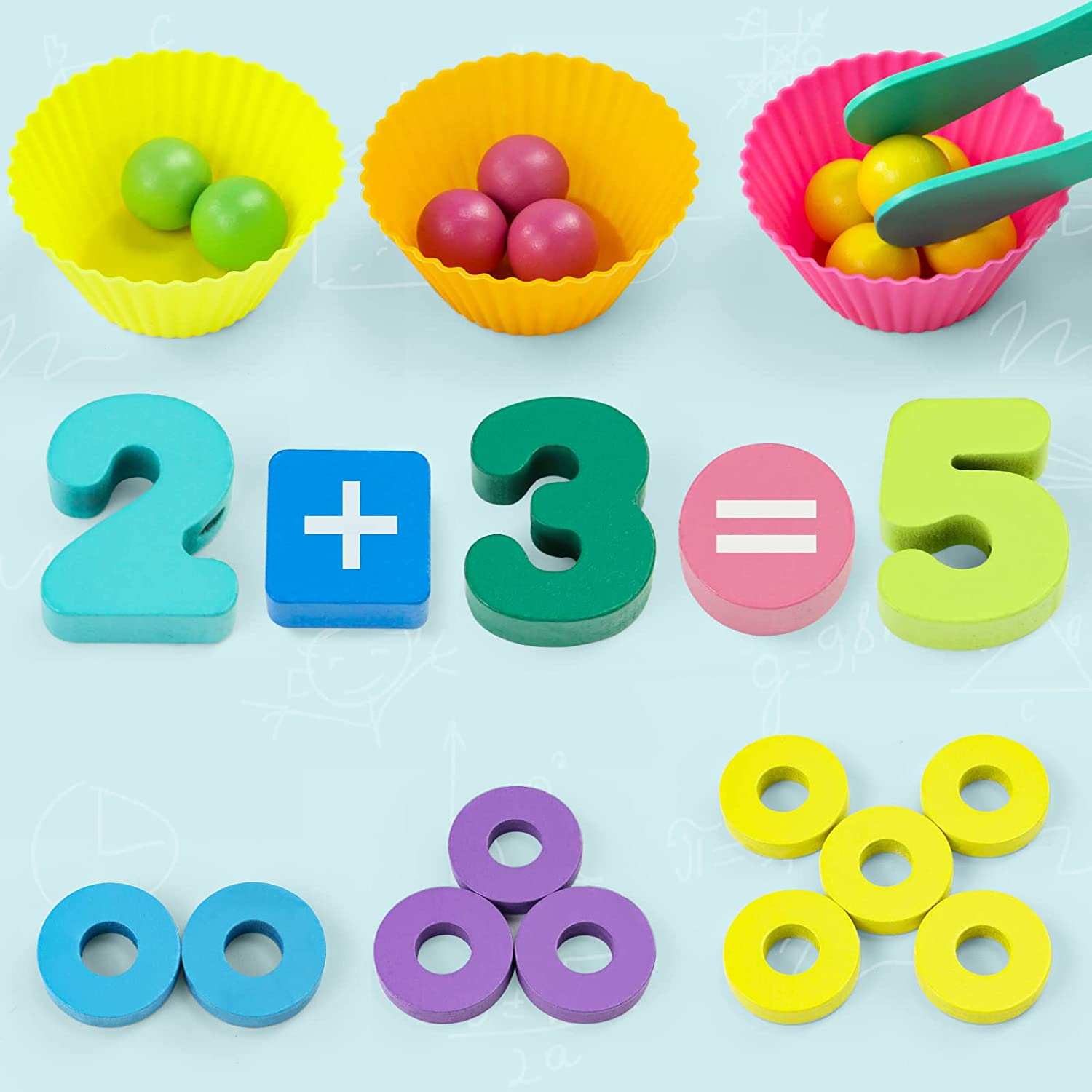 Montessori Juguetes Magneticos de Aprendizaje