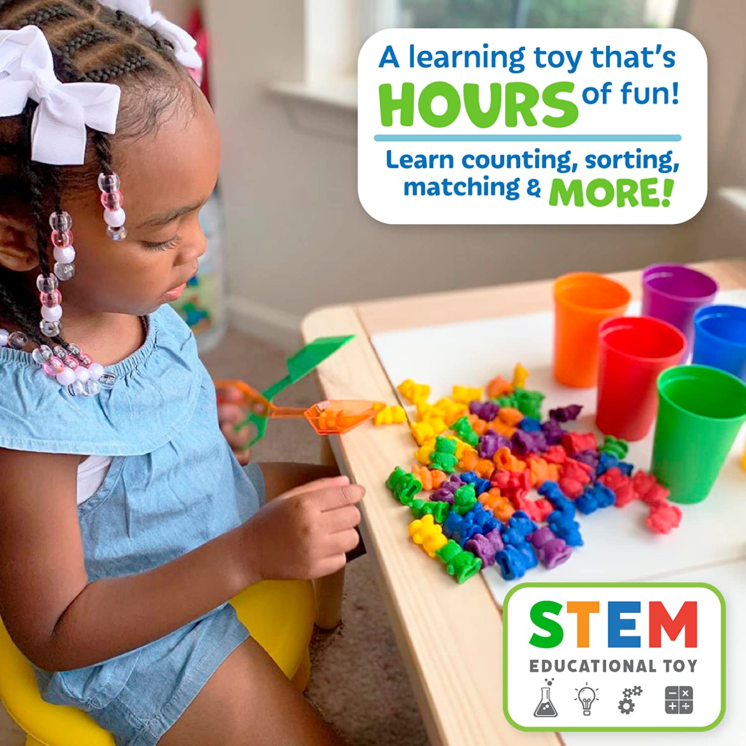 Montessori Juego De Osos Conteo Y Clasificación