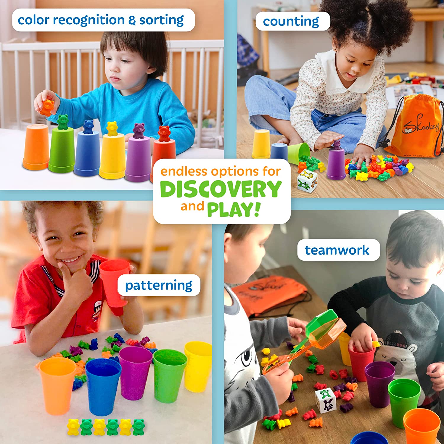 Montessori Juego De Osos Conteo Y Clasificación