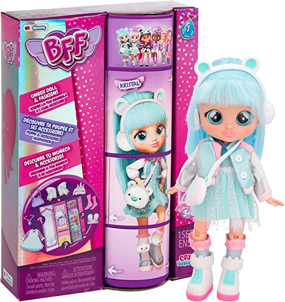 Muñeca Bff Cry Babies 20 Cm De Alto 9 Sorpresas