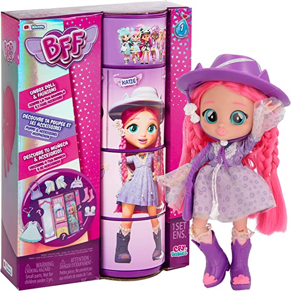 Muñeca Bff Cry Babies 20 Cm De Alto 9 Sorpresas