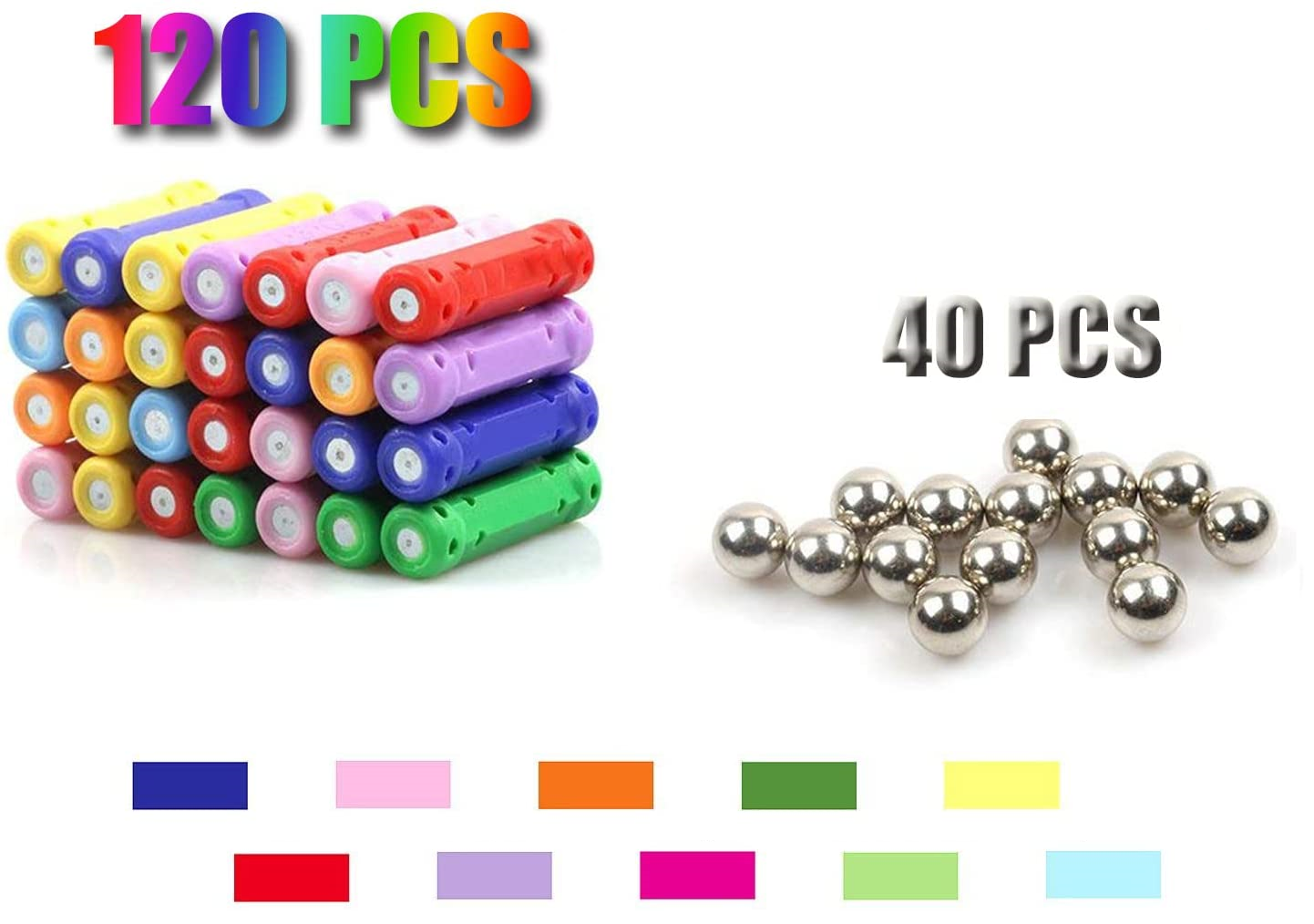 Magnetic Sticks 160 Piezas