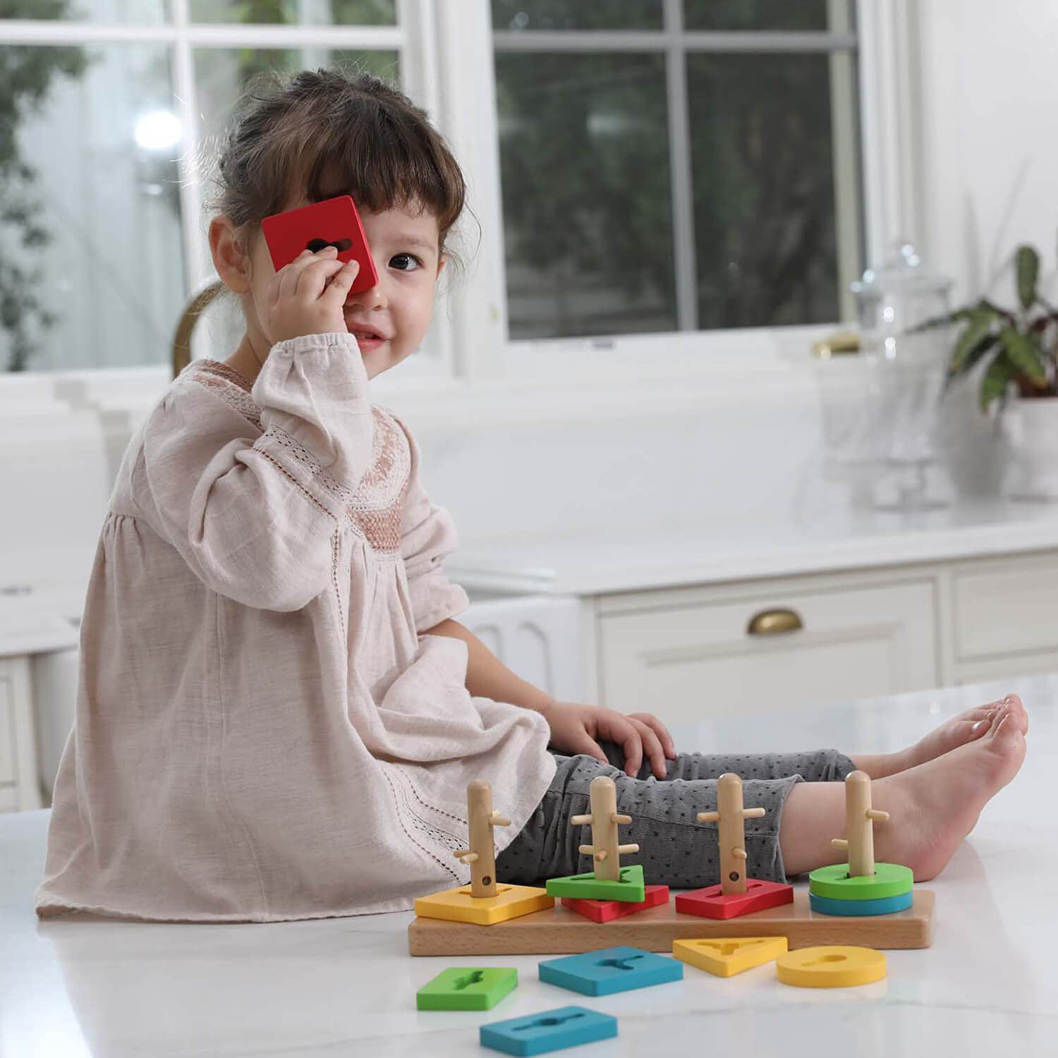 Puzzle De Madera Juego De Encastre Edushape Crazy Stick