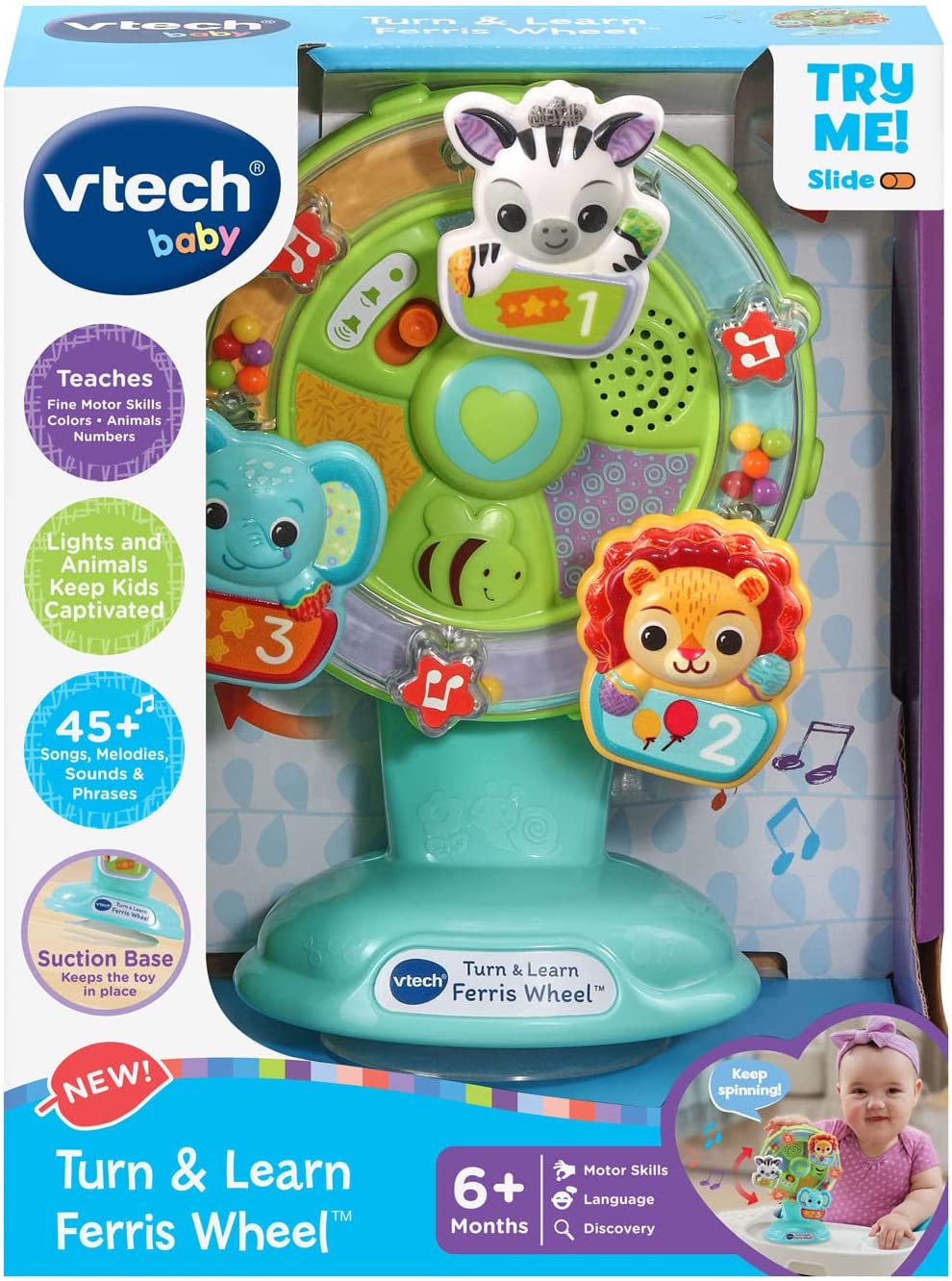 VTech Girar y aprender la rueda magica con luces y sonidos