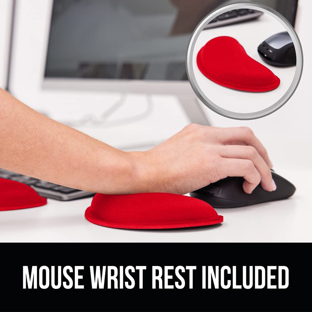 Reposamuñecas espuma viscoelástica para teclado y mouse