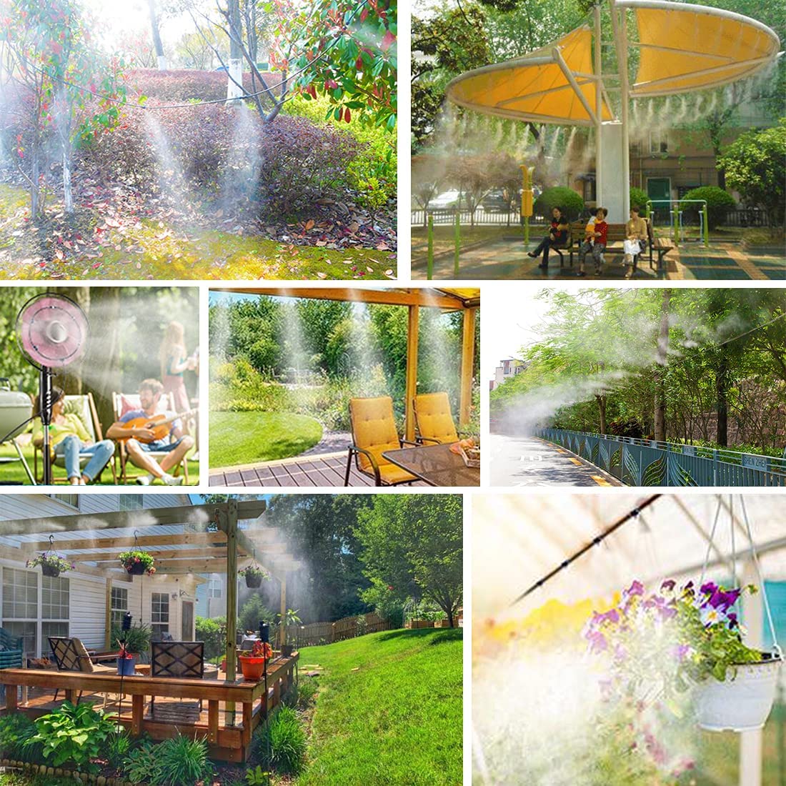 Sistema De Riego Completo Roció Jardín Y Patio