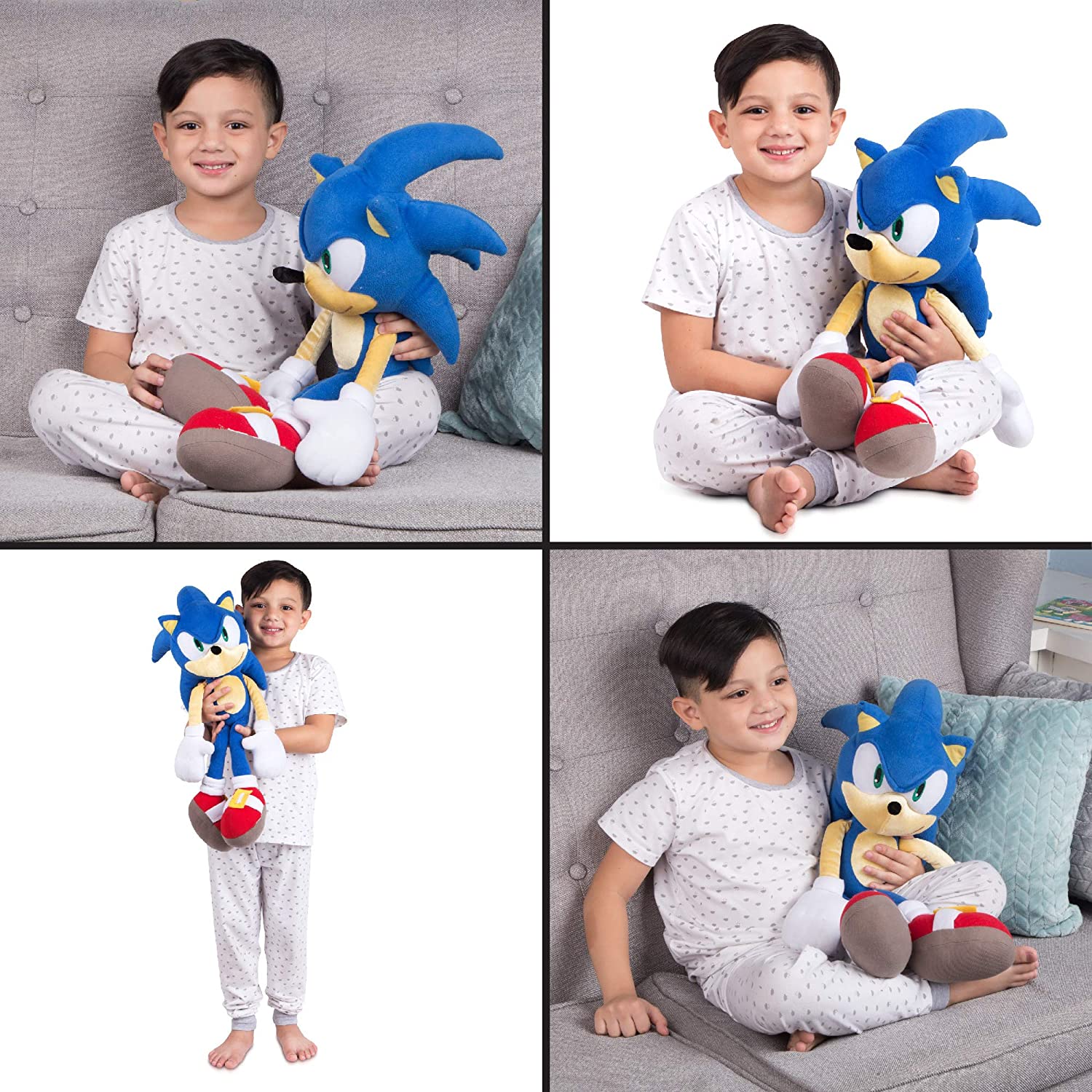 Sonic Peluche Microfibra suave Sonic el erizo