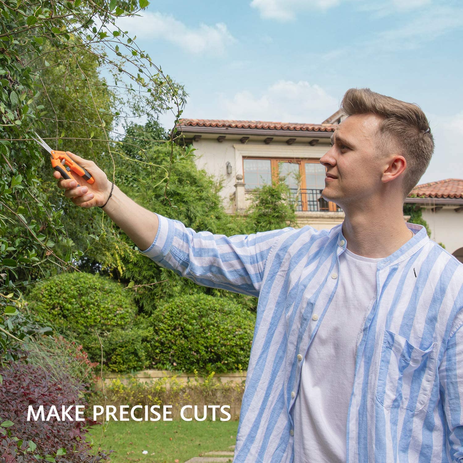 Tijera De Podar con Cuchillas Rectas Jardinería