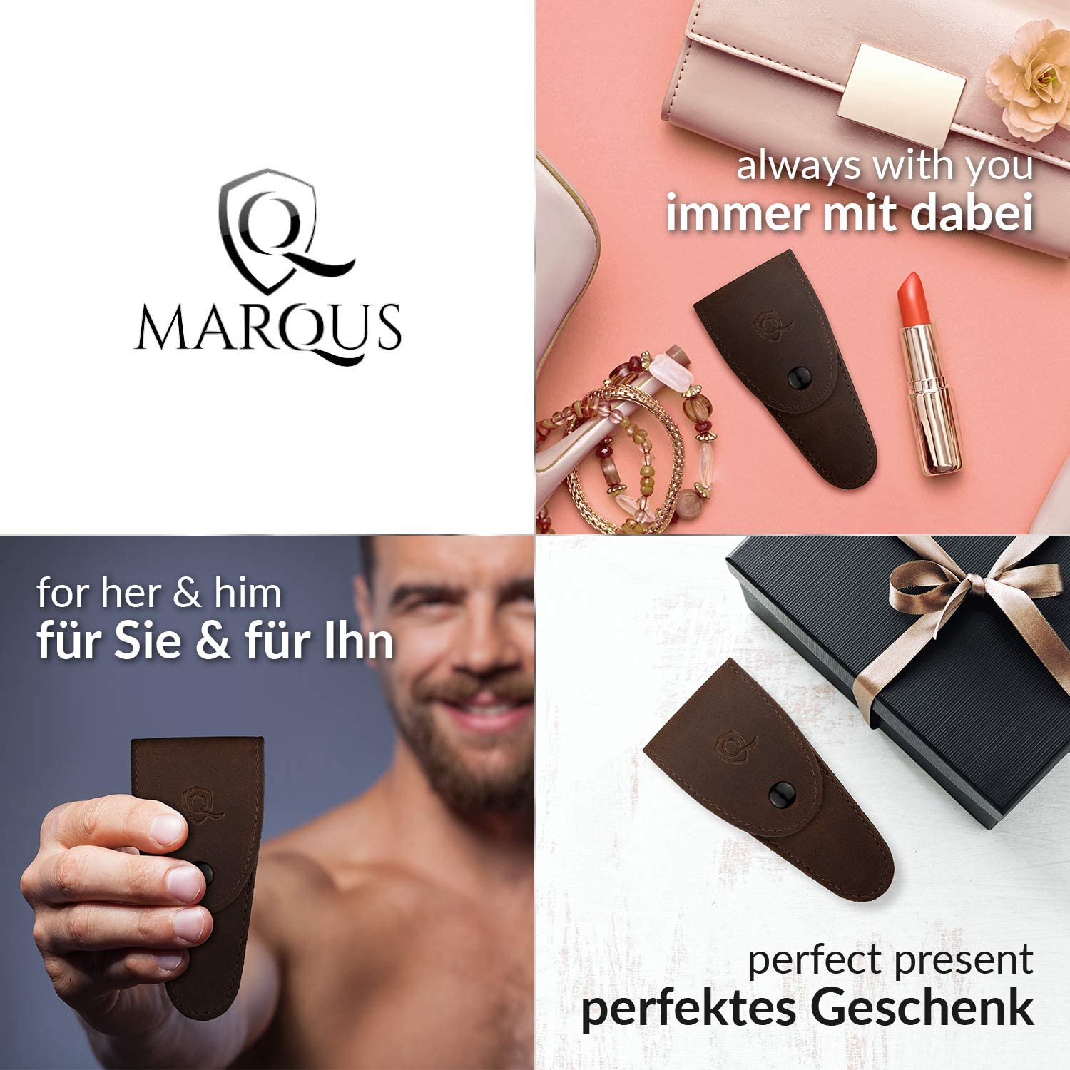 Tijeras Para Cutículas Hoja Curvada Con Estuche