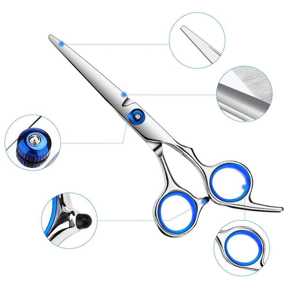 Kit tijeras Barbería peluqueria set completo 9 Piezas