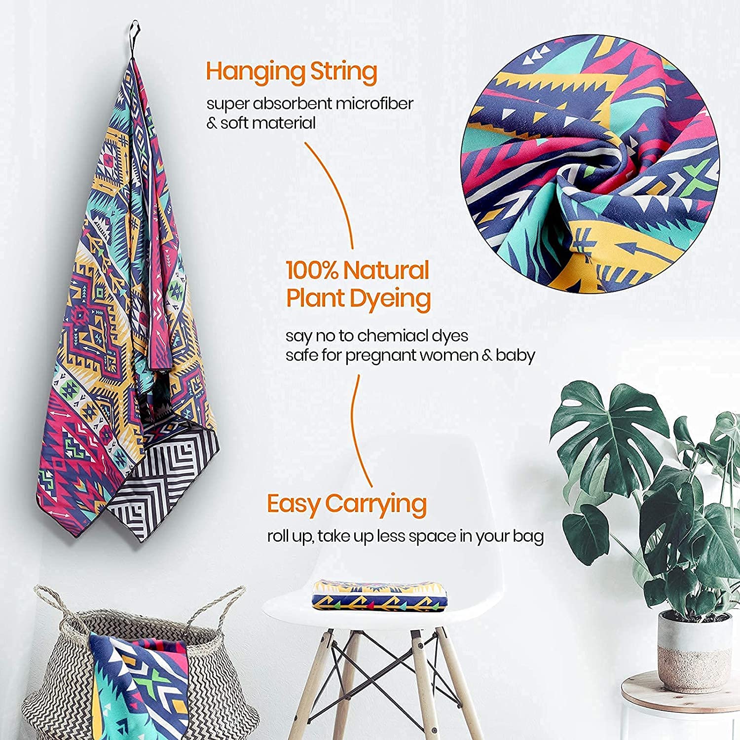 Toalla De Playa Libre De Arena Secado Rápido