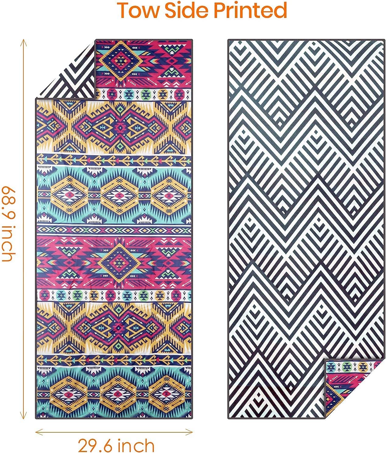 Toalla De Playa Libre De Arena Secado Rápido