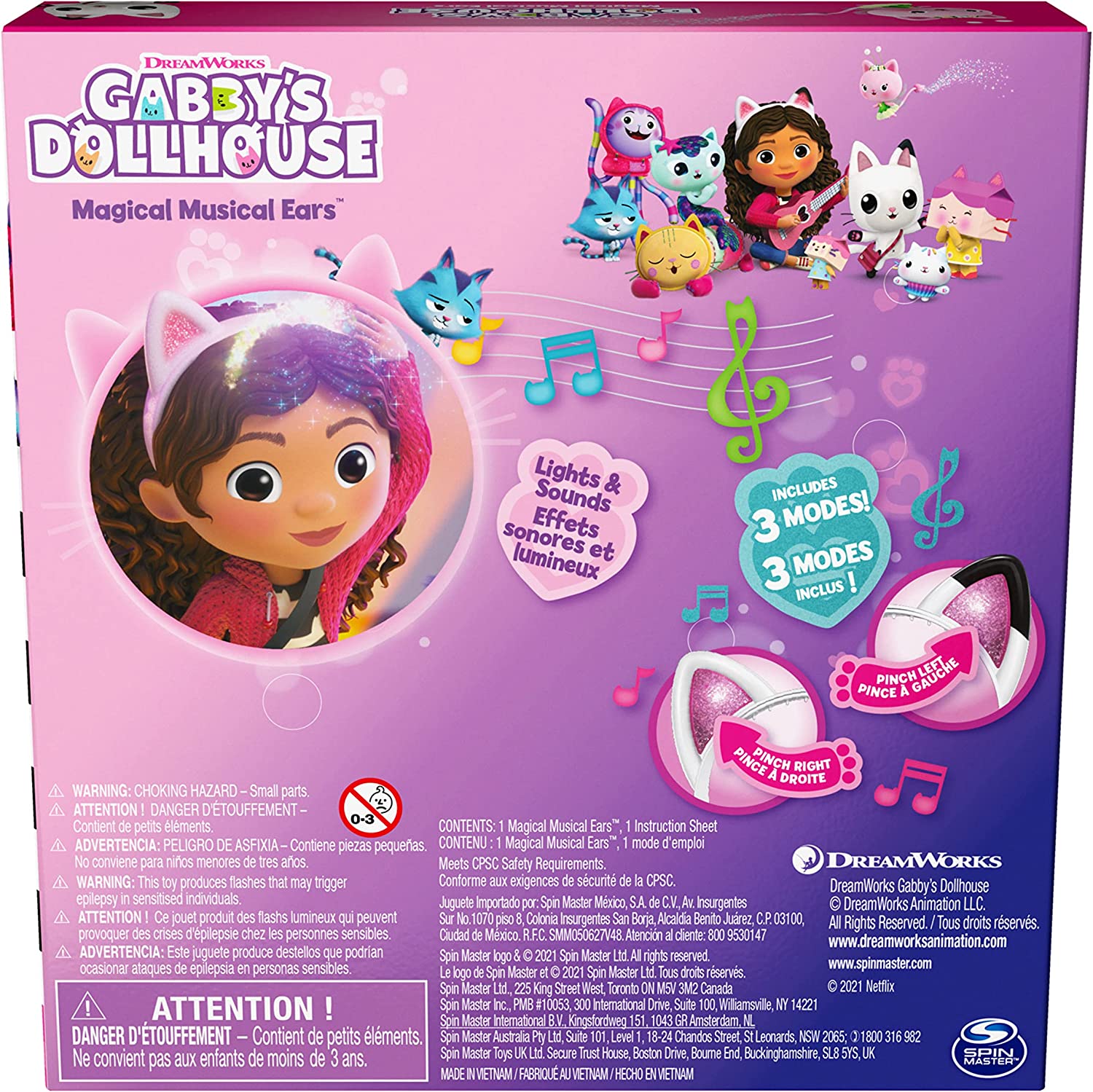 Gabby's Dollhouse Vincha De Gabby Luces Y Sonido