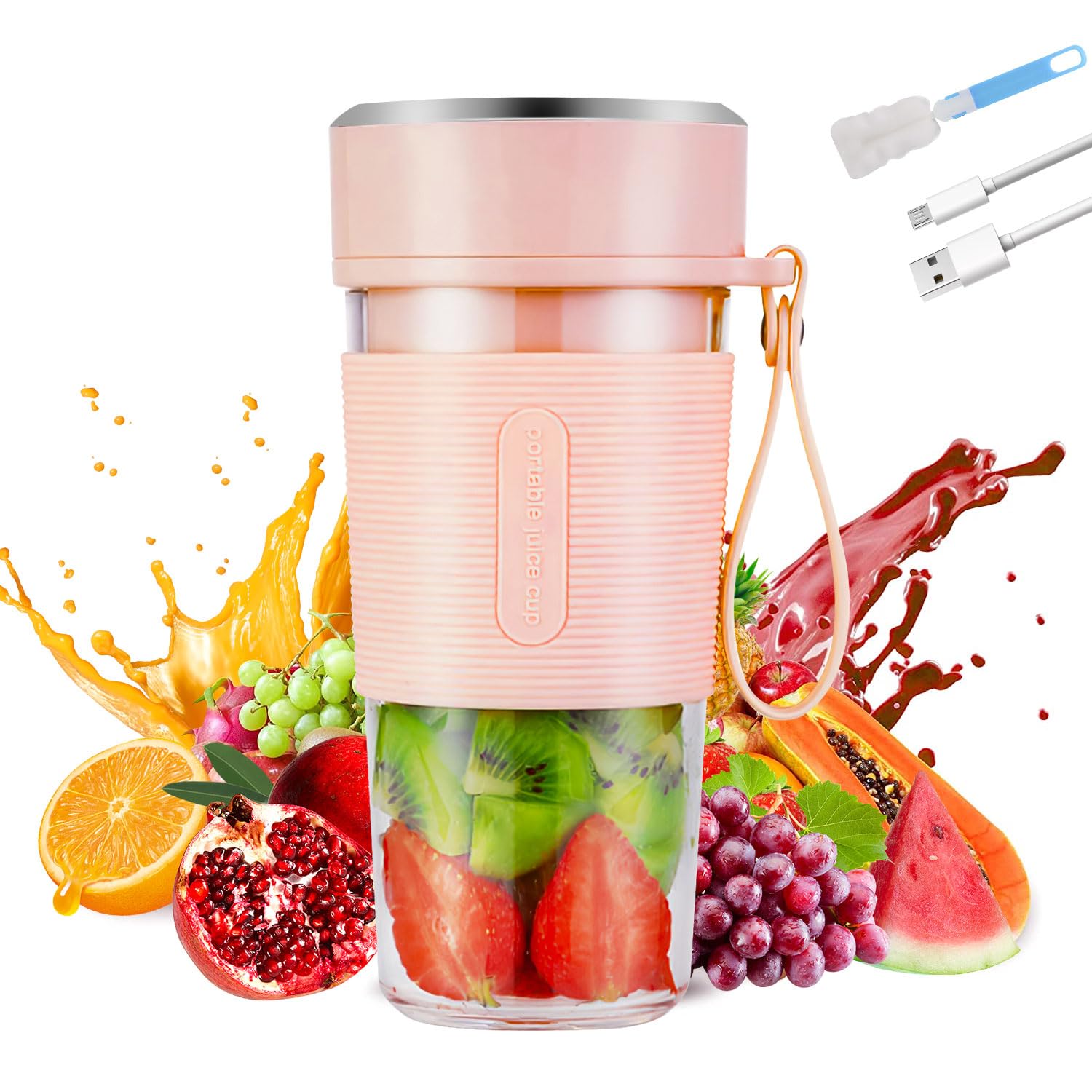 Vaso Licuador portátil con USB recargable