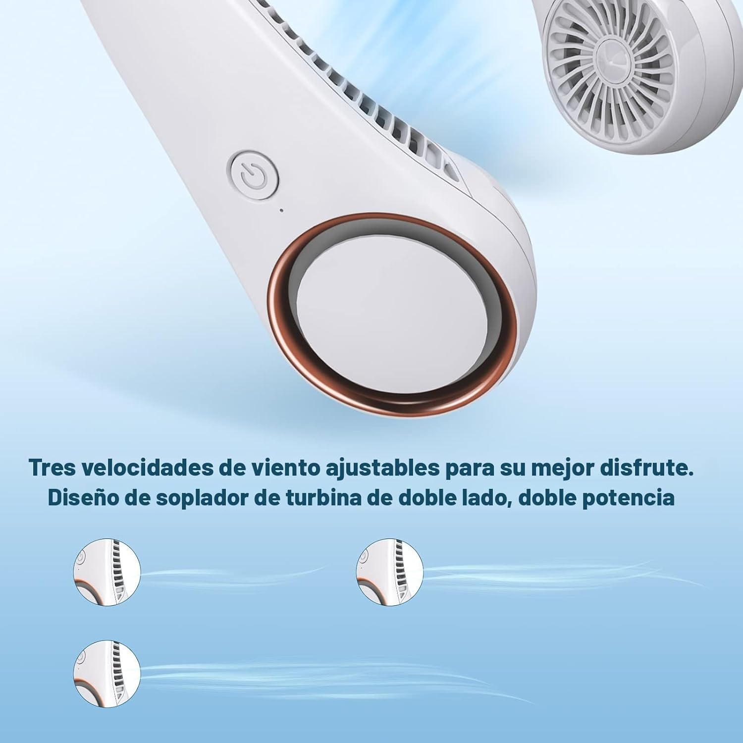 Ventilador De Cuello Sin Aspas 78 Salidas de Aire