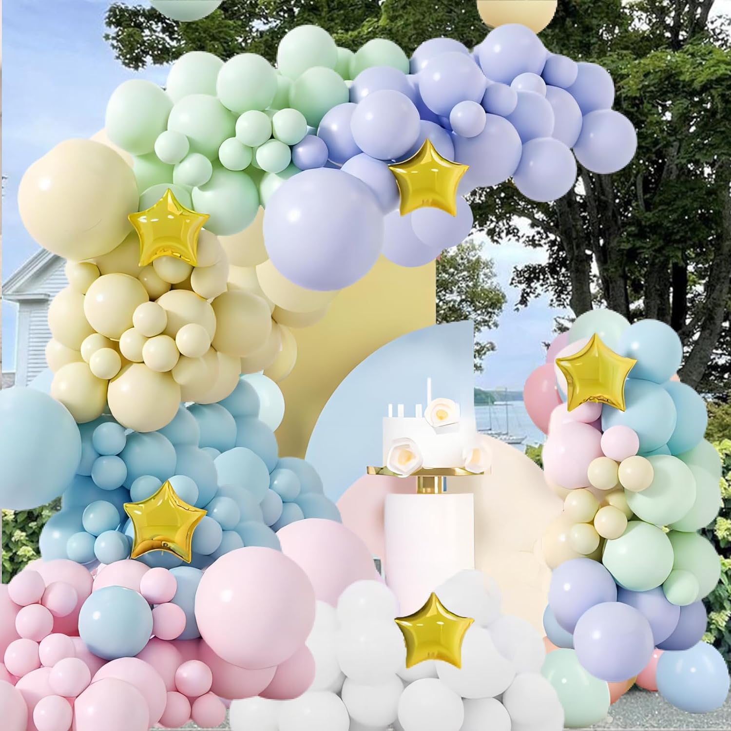 Arco Globos lisos De Diferentes Tamaños X105