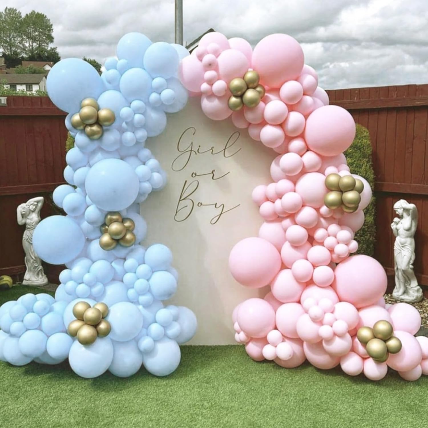 Arco Globos lisos De Diferentes Tamaños X105
